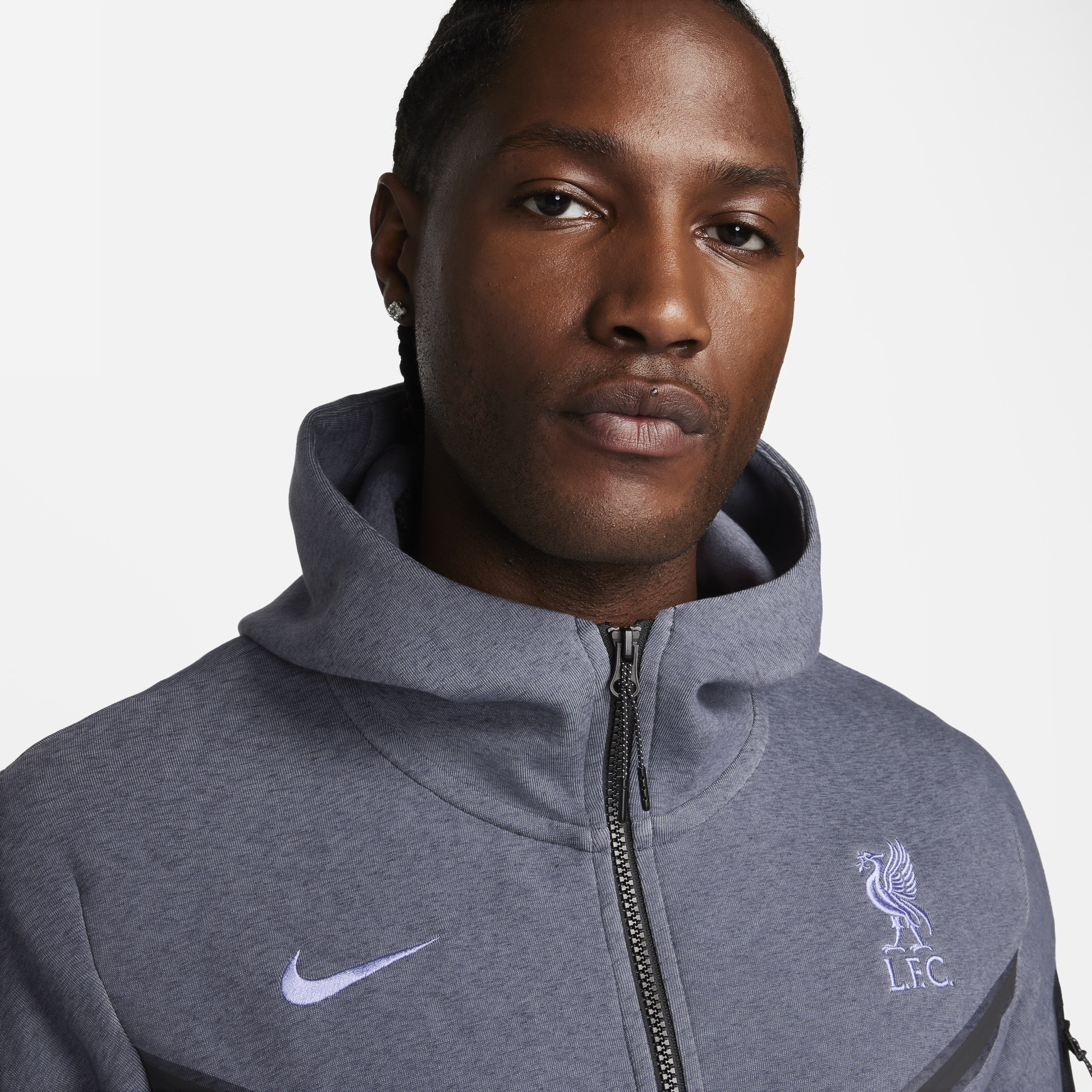 Shop Liverpool F.C. Tech Fleece Windrunner Third Men s Nike