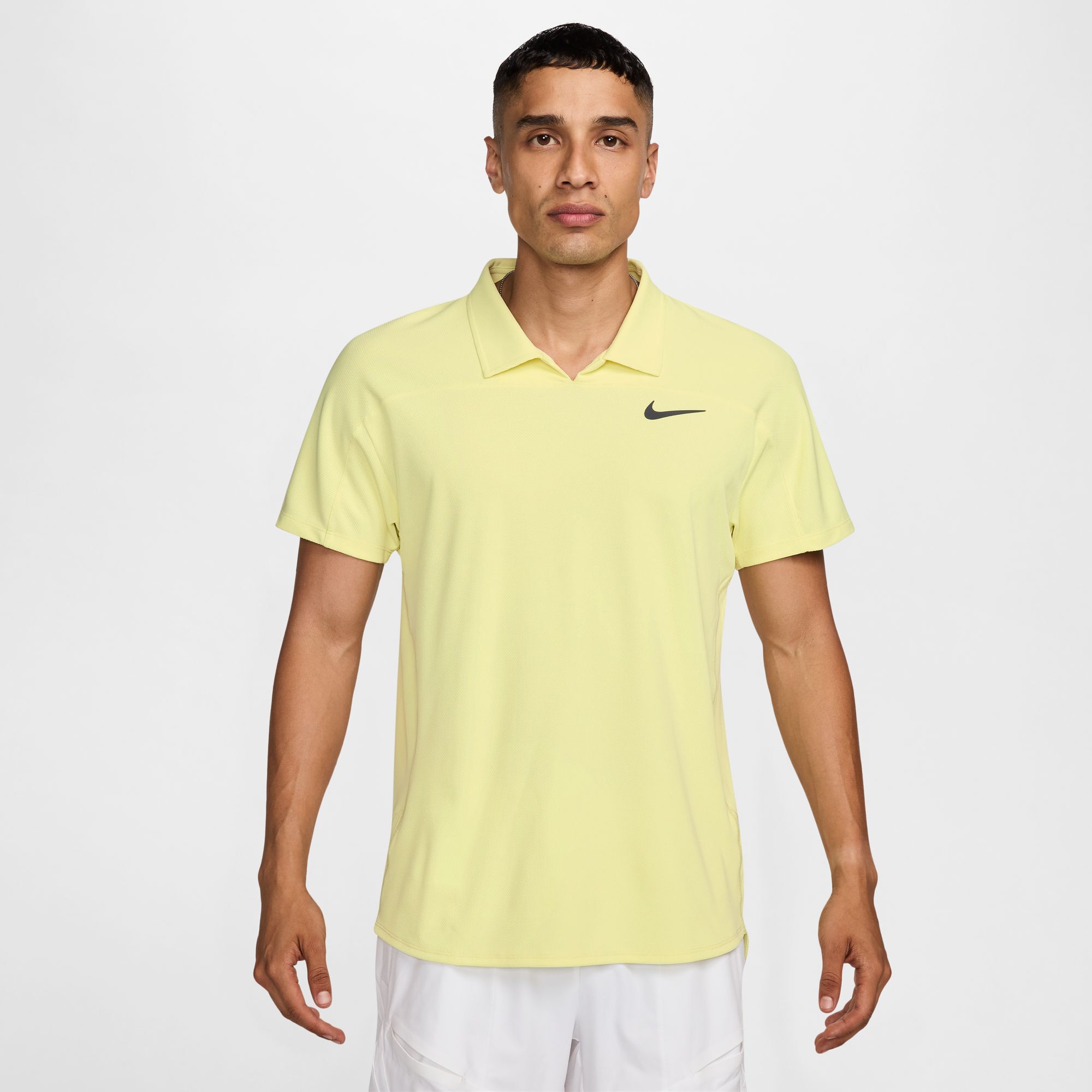 Yellow nike polo hot sale