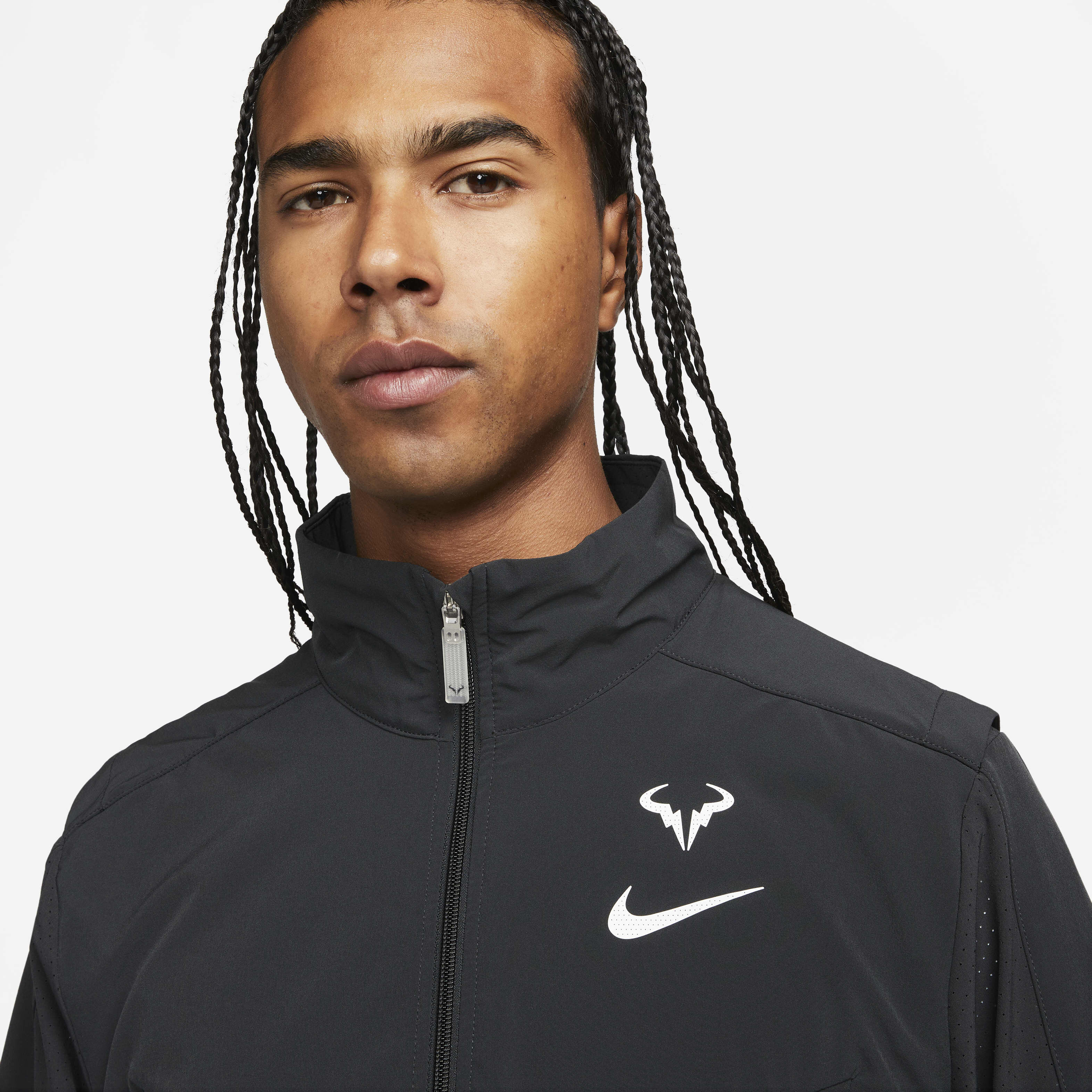 Buy NikeCourt Dri-FIT Rafa Men's Tennis Jacket - Off-Noir/White @ Nike UAE