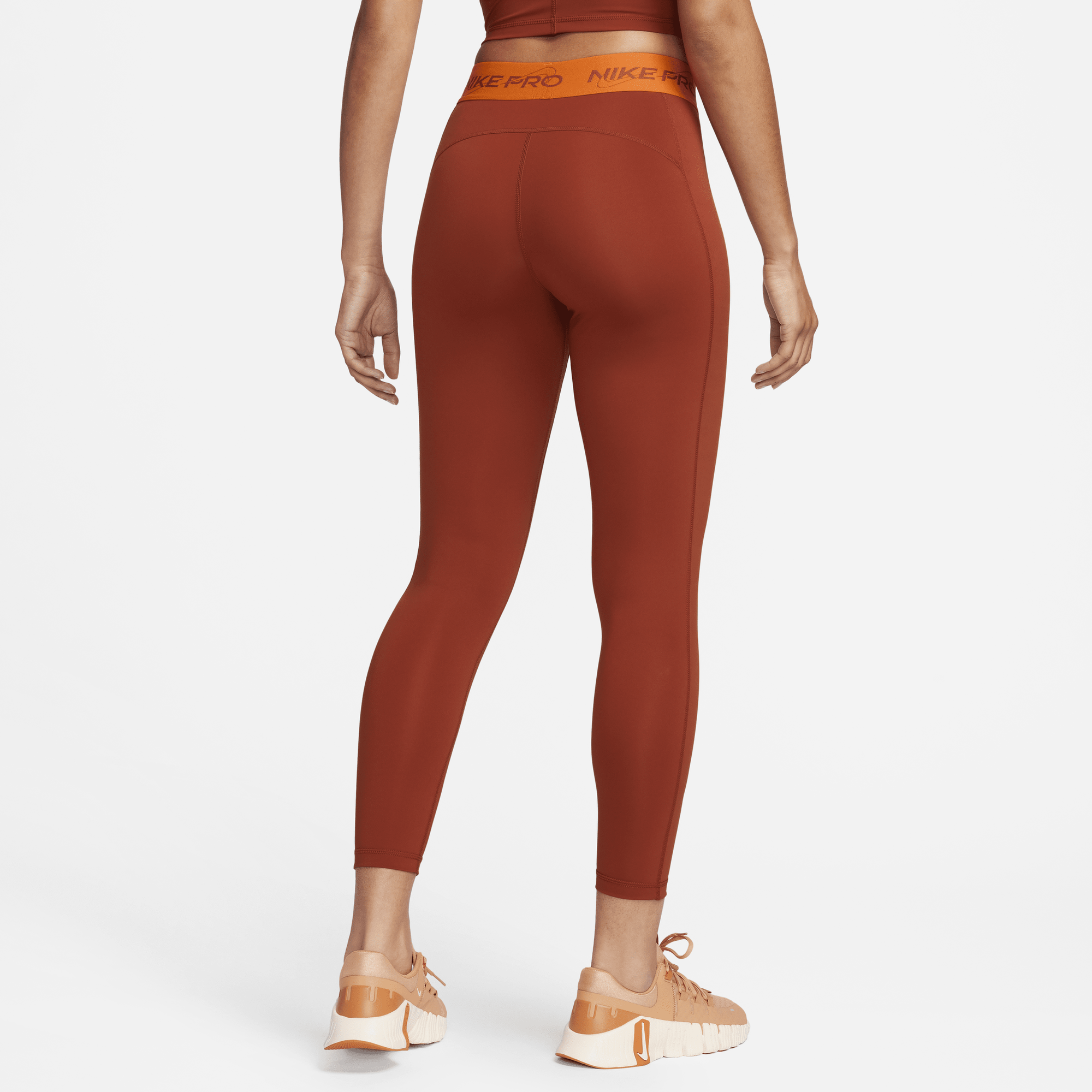 Orange and shop black nike leggings