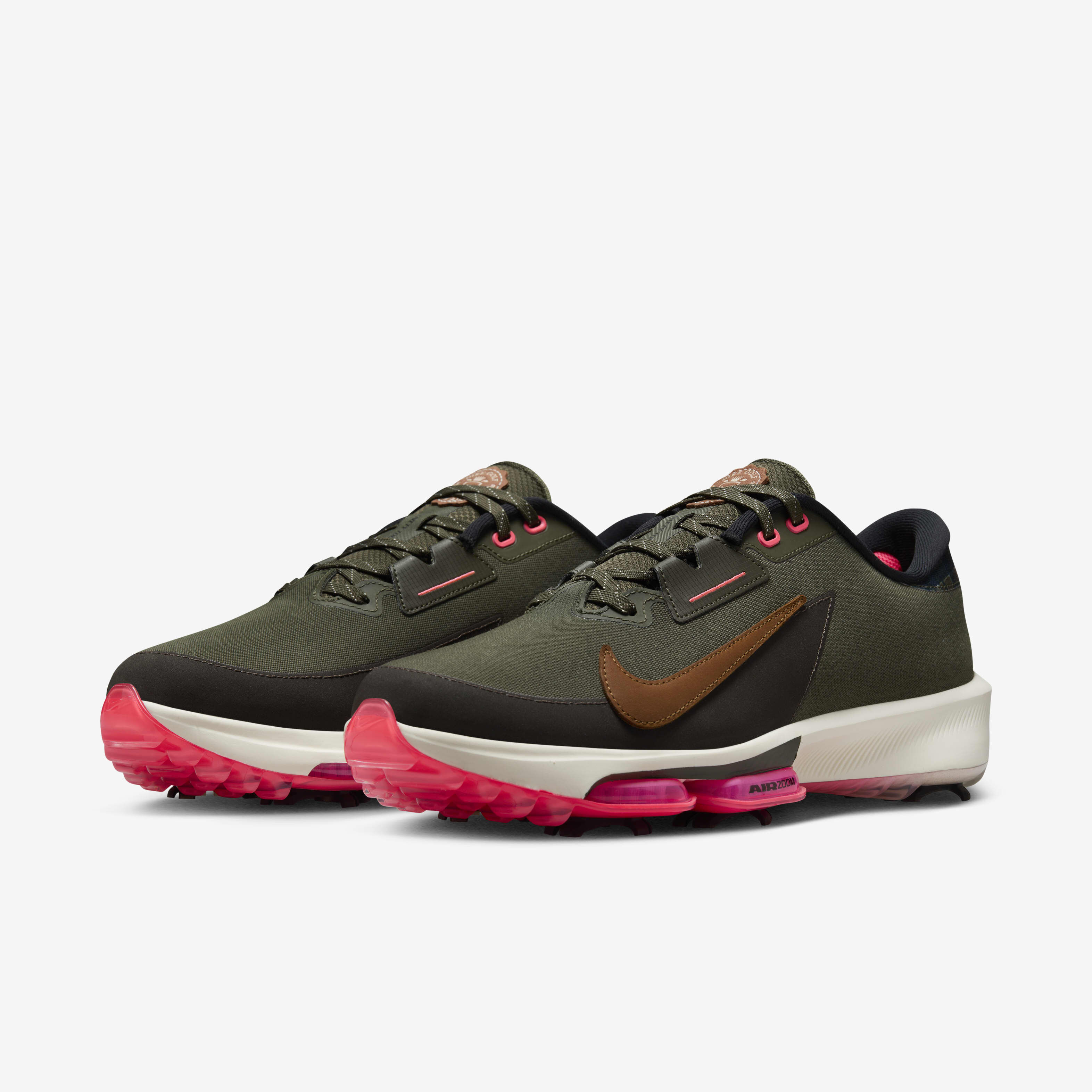 Buy Nike Infinity Tour 2 Golf Shoes Cargo Khaki Jade Horizon Hot Punch Light British Tan Nike UAE Official