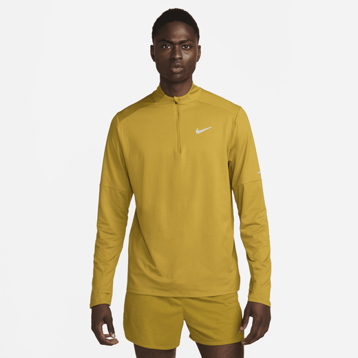 Nike yellow running top discount