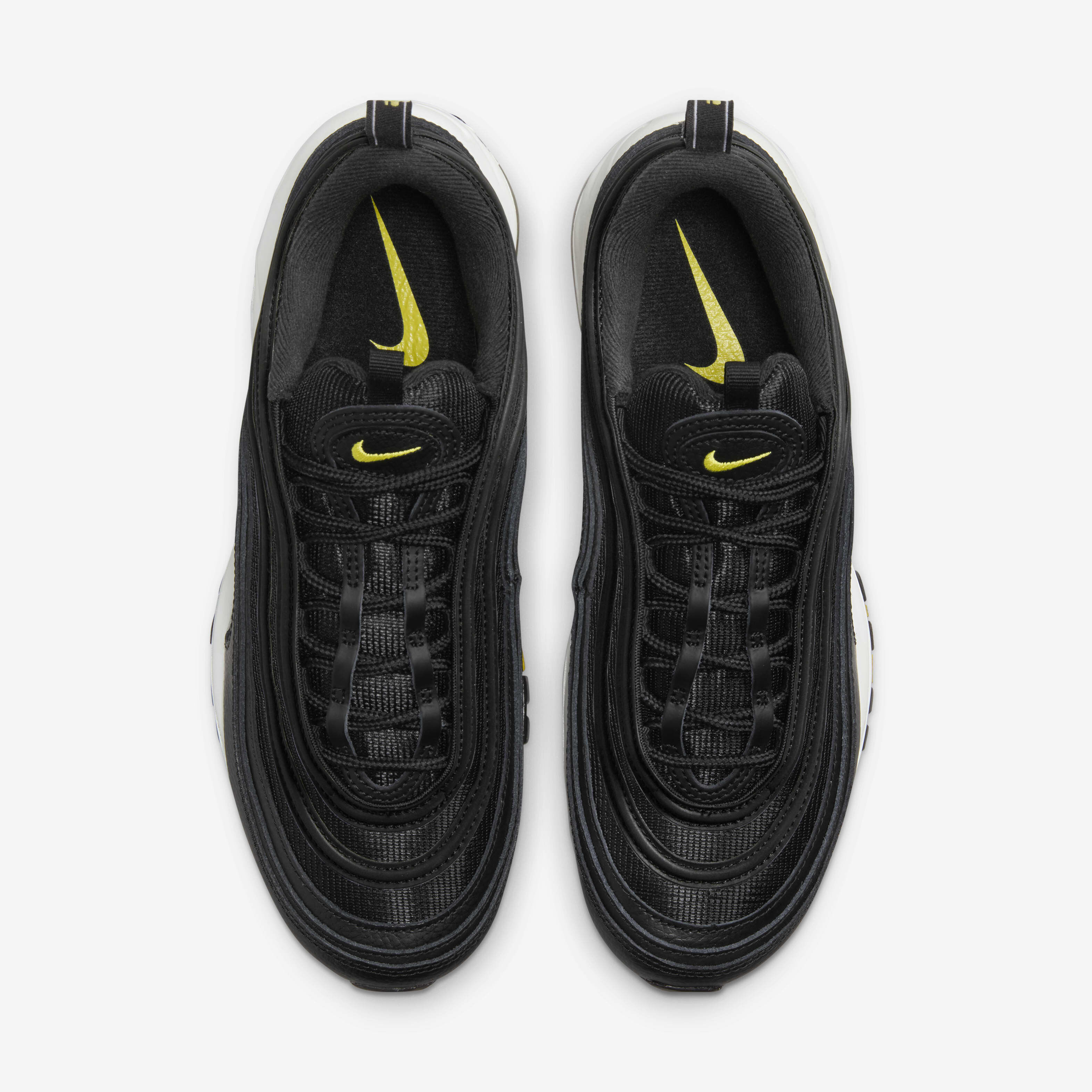Buy Nike Air Max 97 Men s Shoes Black White Opti Yellow Nike UAE Official