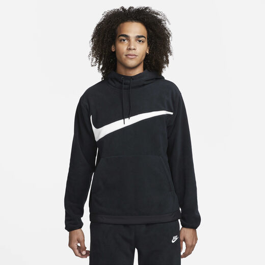 Swoosh-Nike, Nike Club Fleece+, Men's Winterized Pullover Hoodie