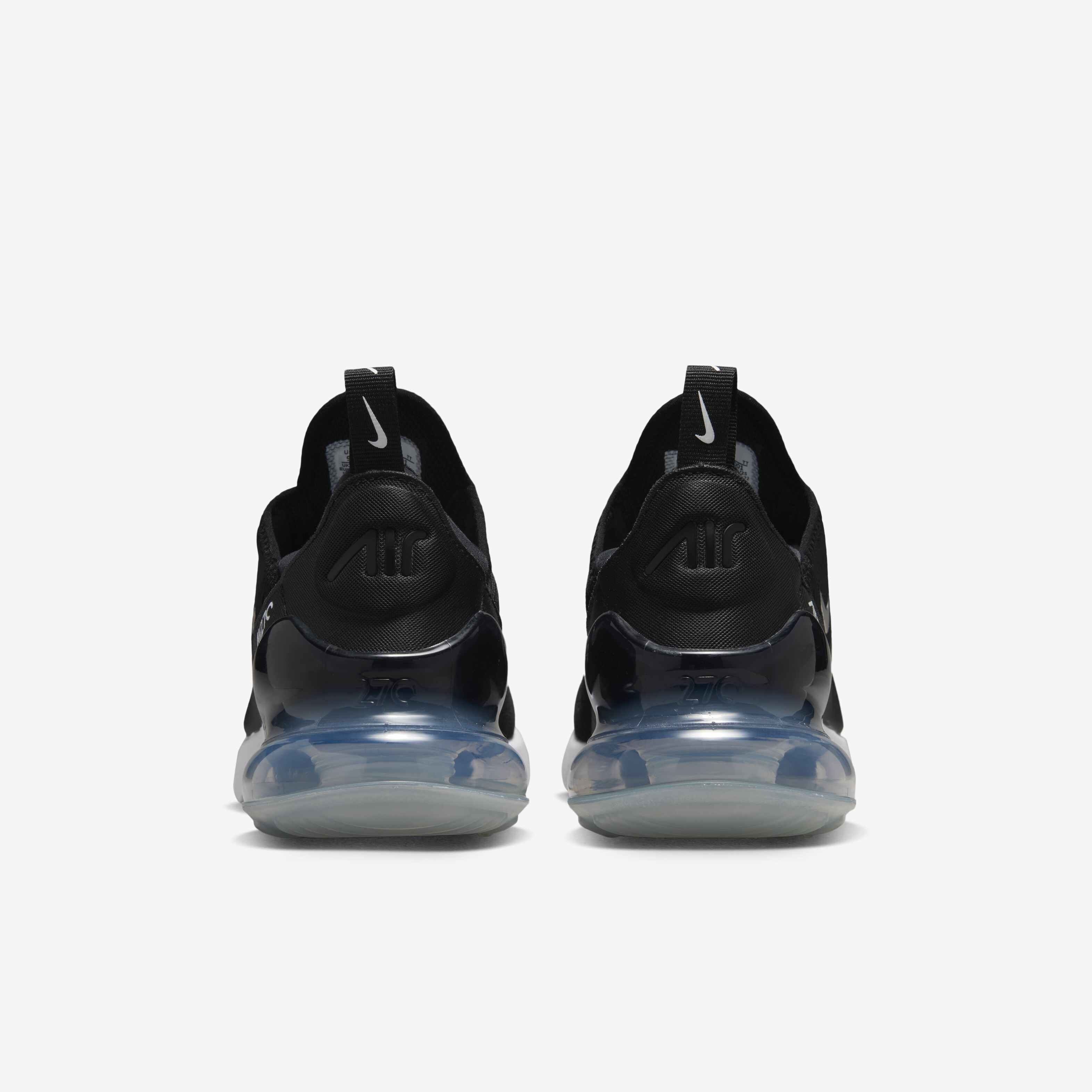 HOT 270 React Air Max 270 All Black Blue Bubble Buy Nike Air