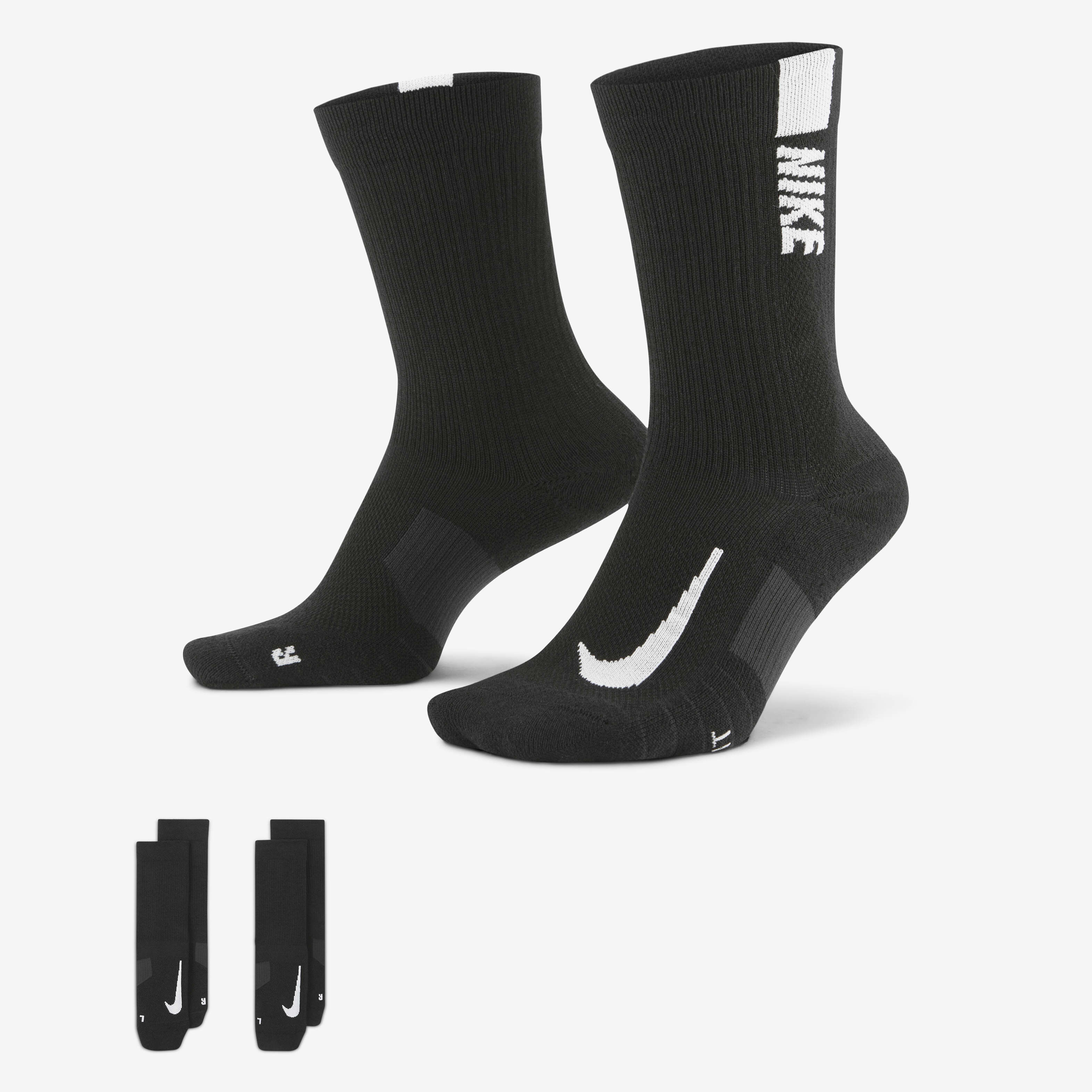 Buy Nike Multiplier Crew Socks 2 Pairs Nike UAE Official