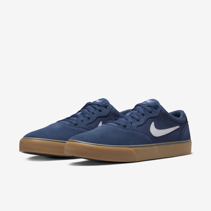 Buy Nike SB Chron Skate Shoe Navy/Navy/Gum Light Brown/White