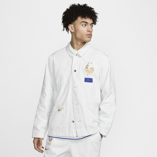 Jackets & Gilets-Nike, FFF, Men's Nike Life Football Unlined Chore Coat