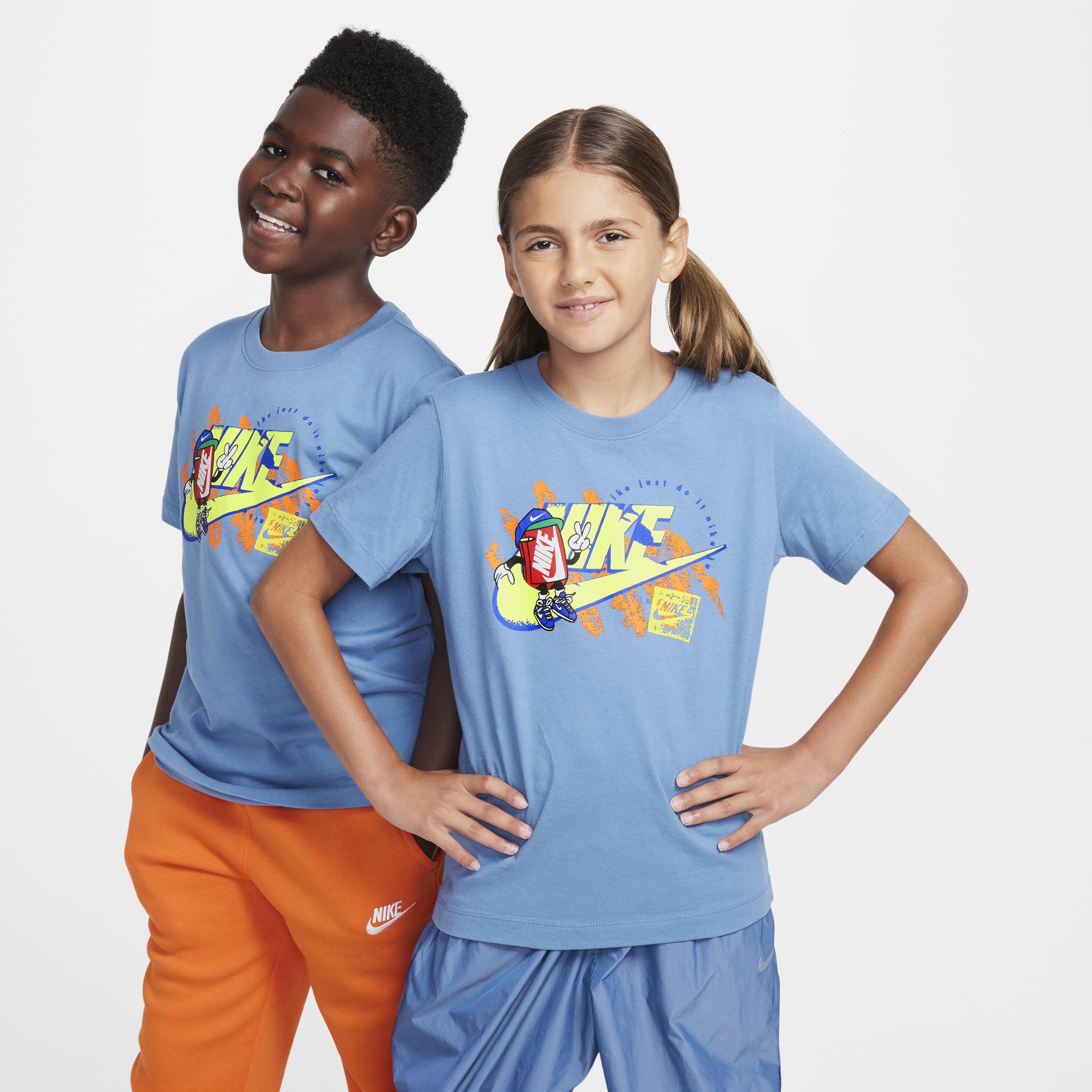 Buy Nike Sportswear Older Kids' T-Shirt - Aegean Storm
