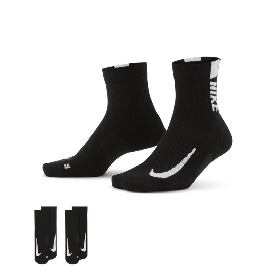 Shop Multiplier Running Ankle Socks 2 Pairs Nike UAE