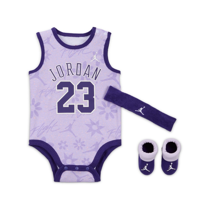 NIKE Jordan 23 Jersey Crib Set■3点セット ベビー0-12ヶ月 Buy Jordan 23 Jersey Baby (0-9M) 3-Piece Bodysuit Box Set