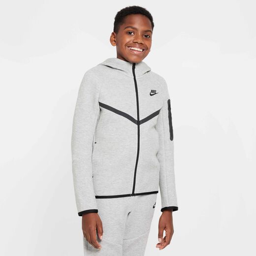 Hoodies & Sweatshirts-Nike, Nike Sportswear Tech Fleece, Older Kids' Full-Zip Hoodie