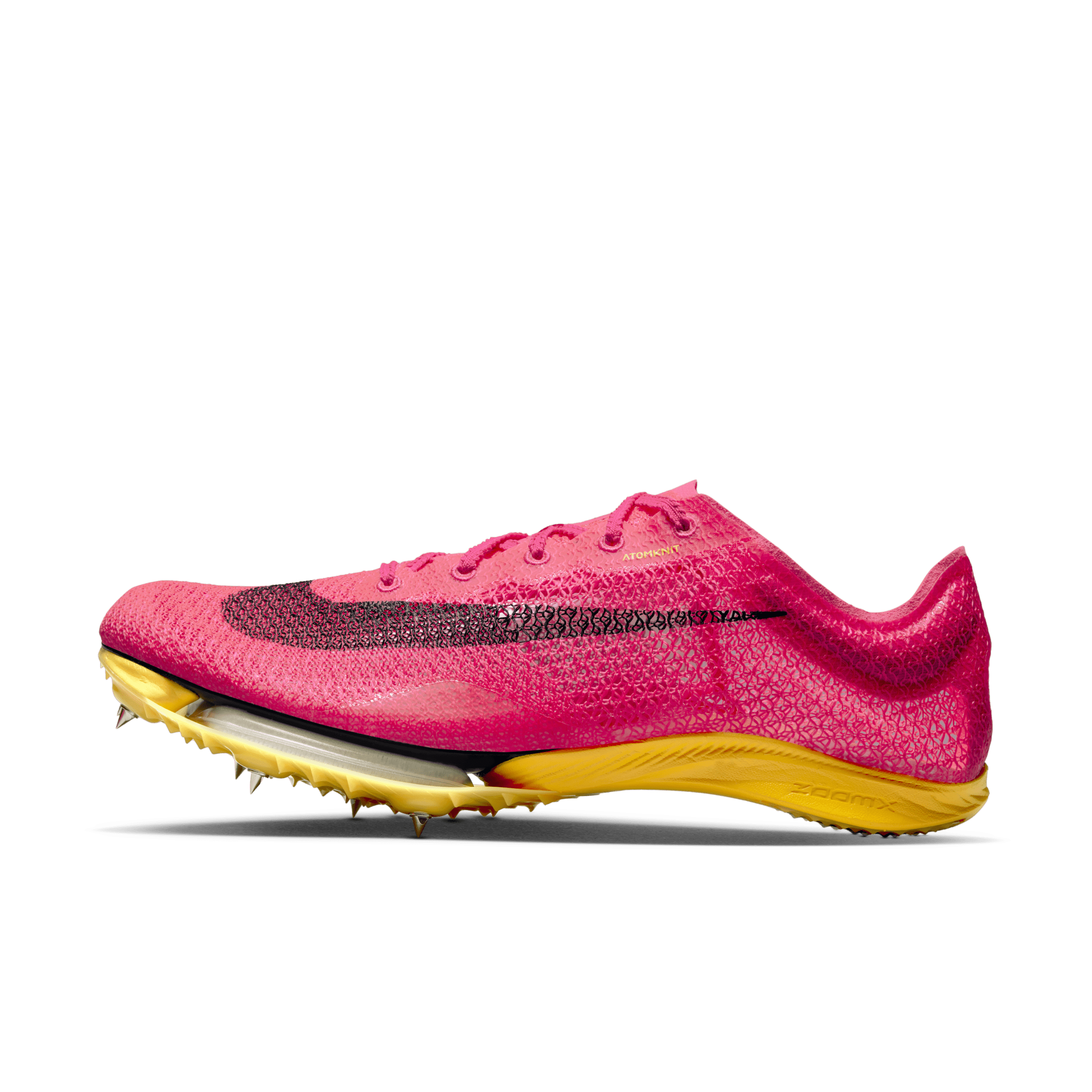 Orange nike deals spikes