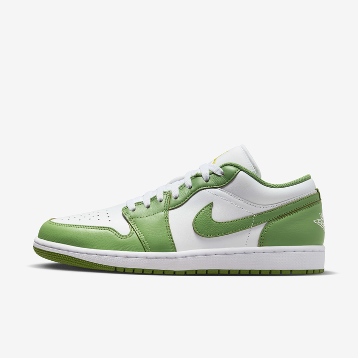 Buy Air Jordan Low SE Men's Shoes White/Lightning/Chlorophyll