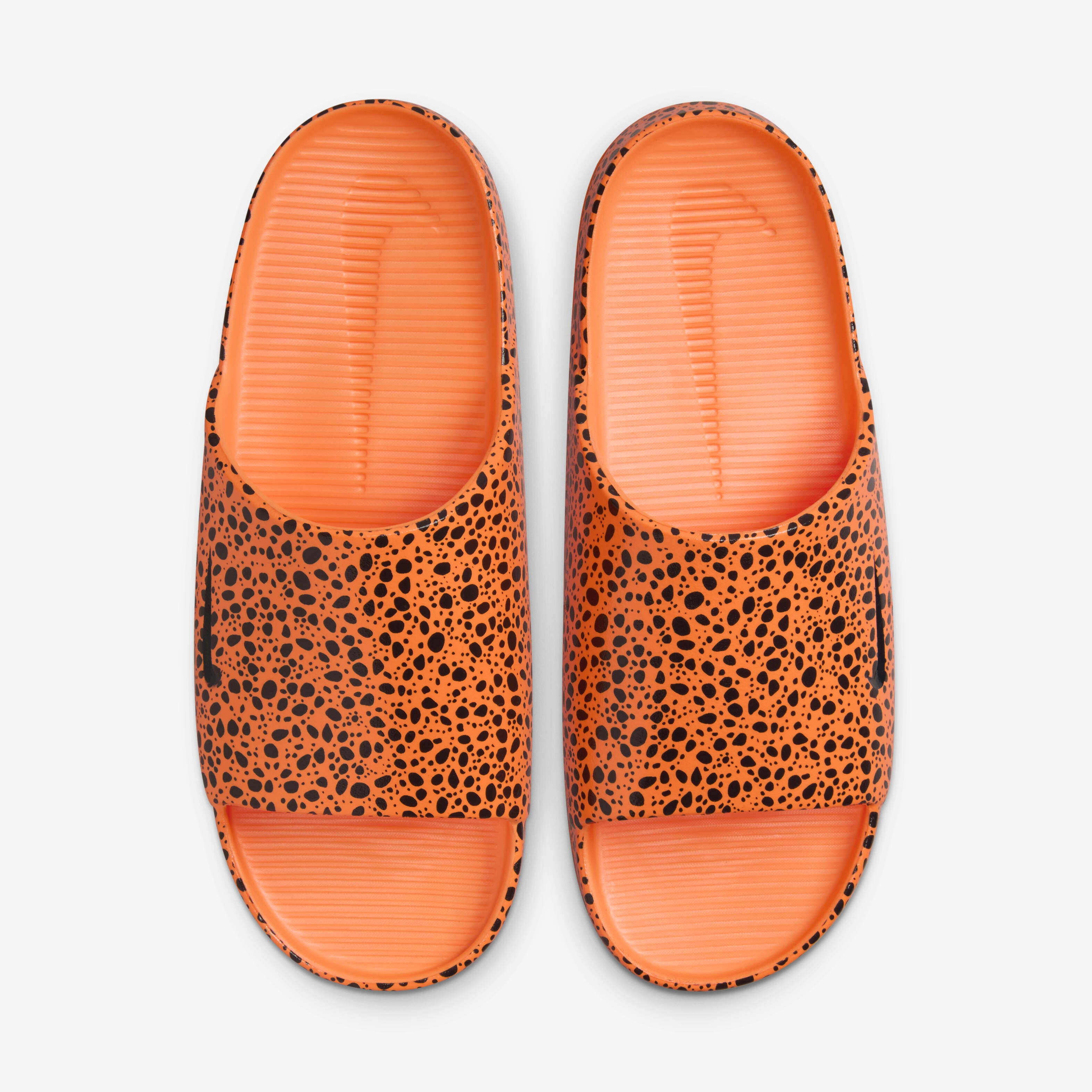 Buy Nike Calm Electric Men s Slides Total Orange Total Orange Dark Obsidian Nike UAE Official