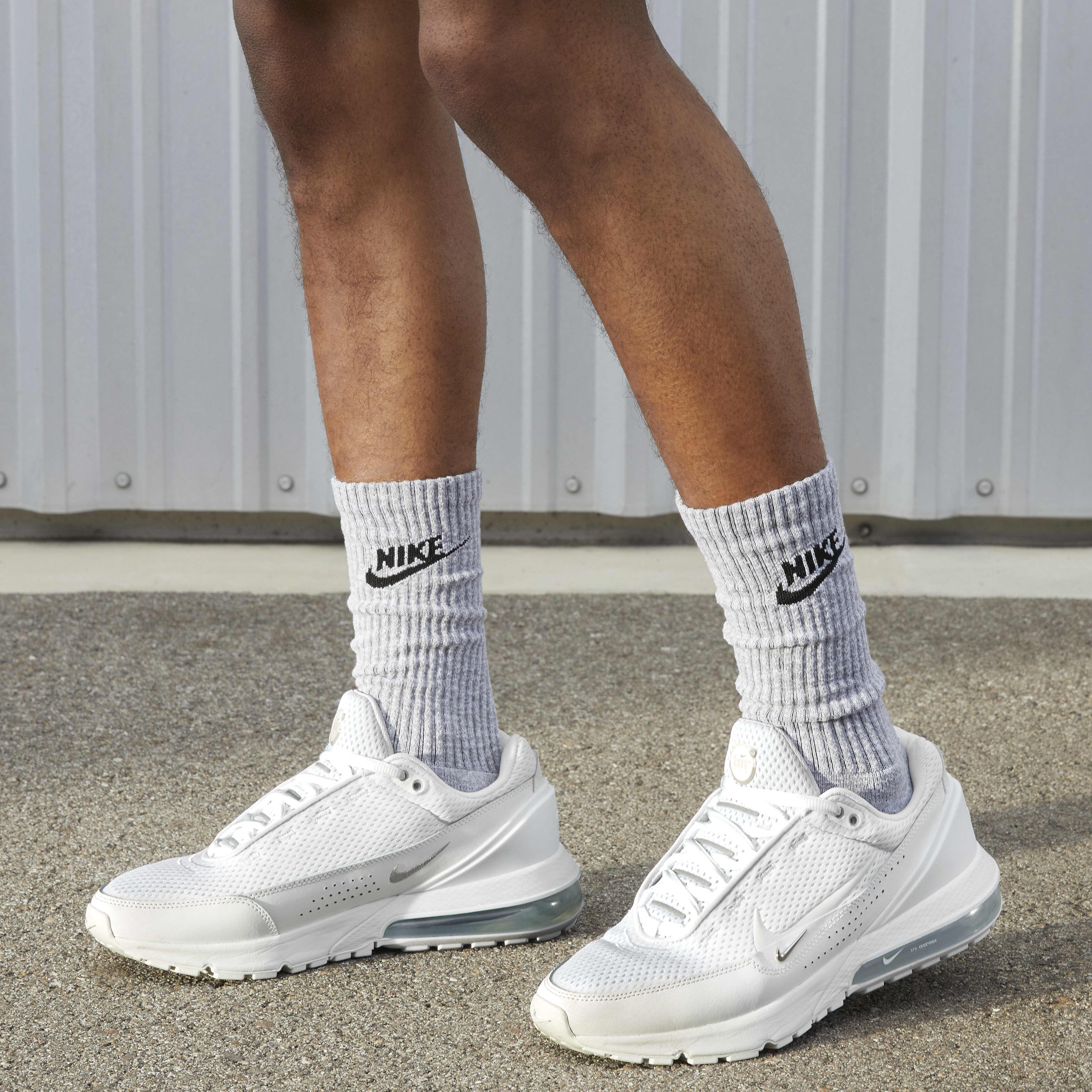 Nike ankle shoes white sales