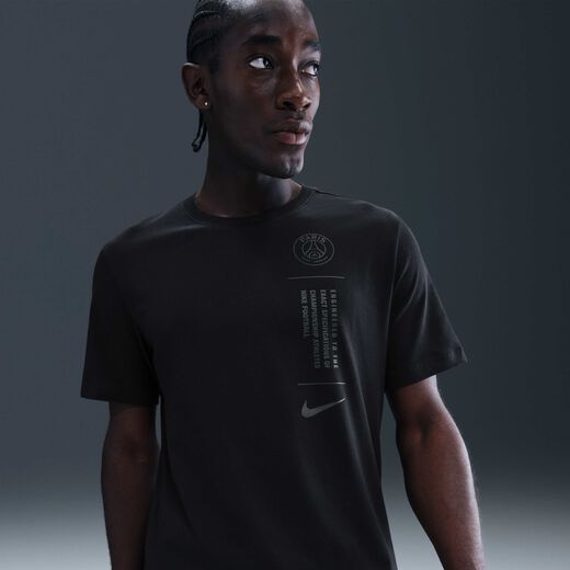 New In Men's Short Sleeves Shirts-Nike, Paris Saint-Germain, Men's Nike Football T-Shirt