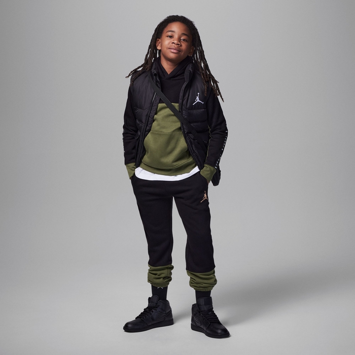 Jordan Flight Sideline Fleece Pants image number 4 Jordan Flight Sideline Fleece Pants image number 4