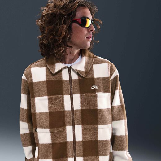 Men's Shirt Jackets-Nike, Nike SB, Essential Skate Shirt Jacket