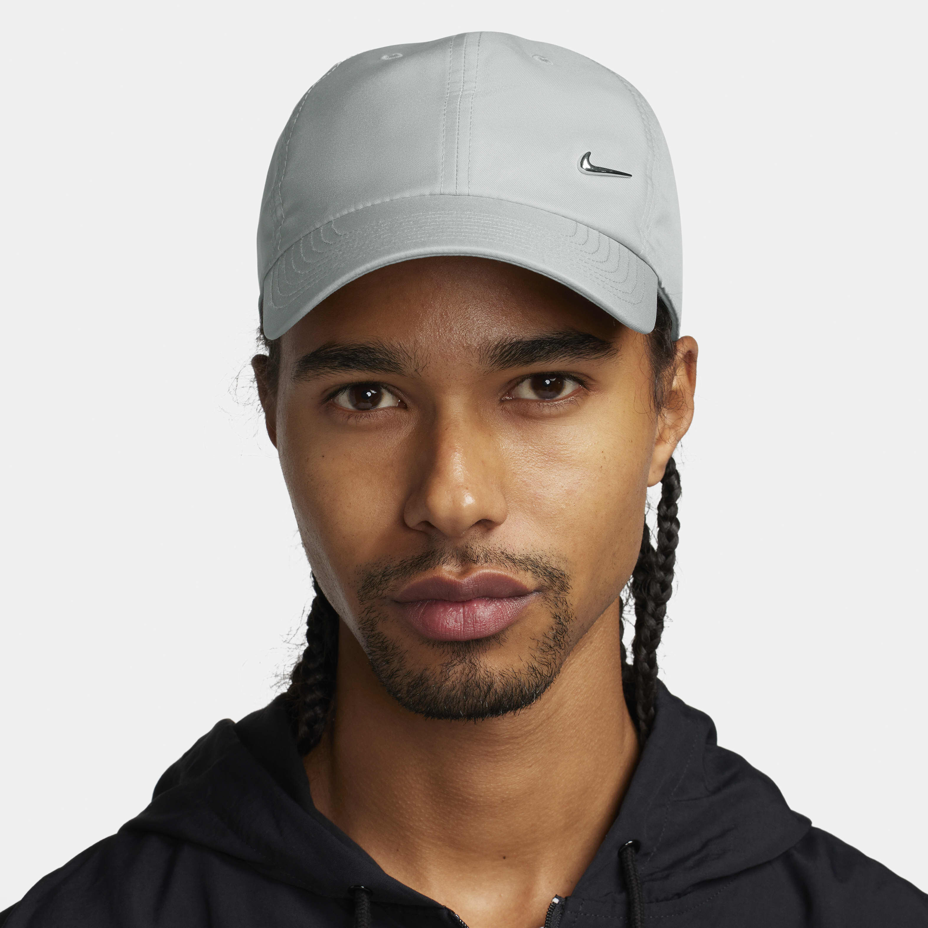 Nike metal swoosh cap deals