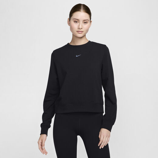 Hoodies & Sweatshirts-Nike, Nike Dri-FIT One, Women's Crew-Neck French Terry Sweatshirt