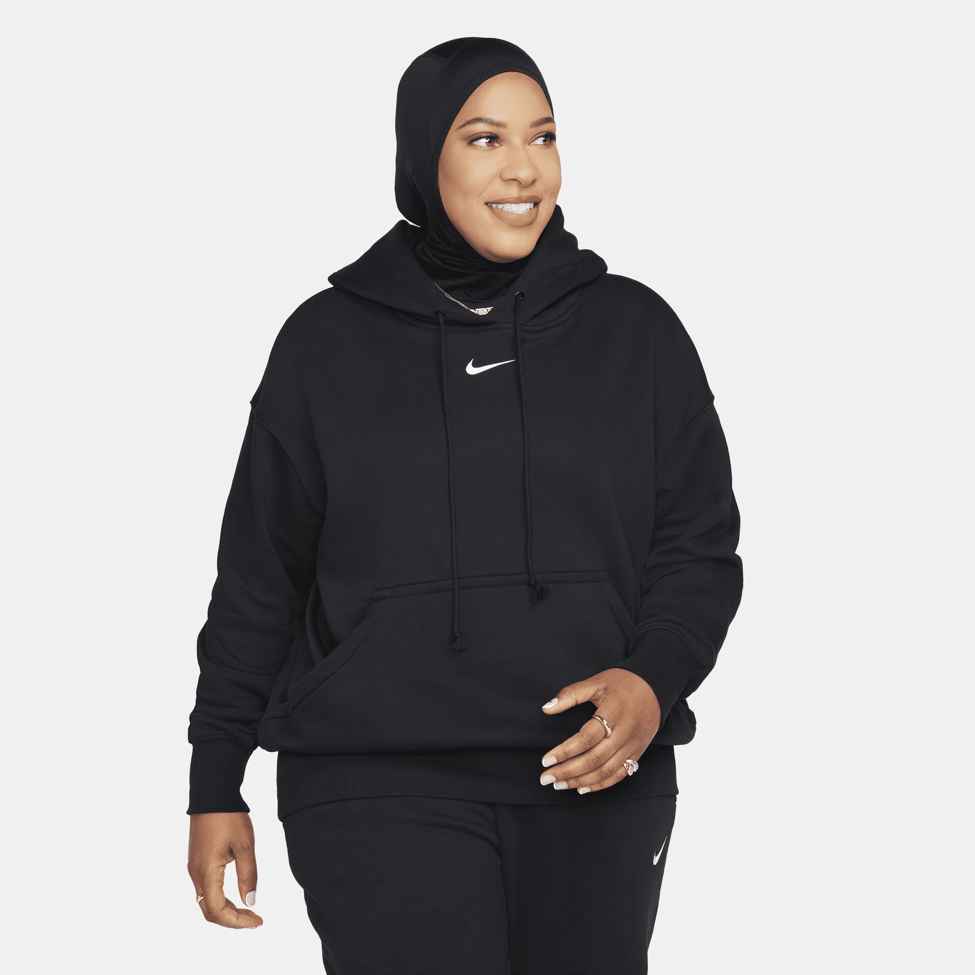Nike fleece outlet hoodie women's