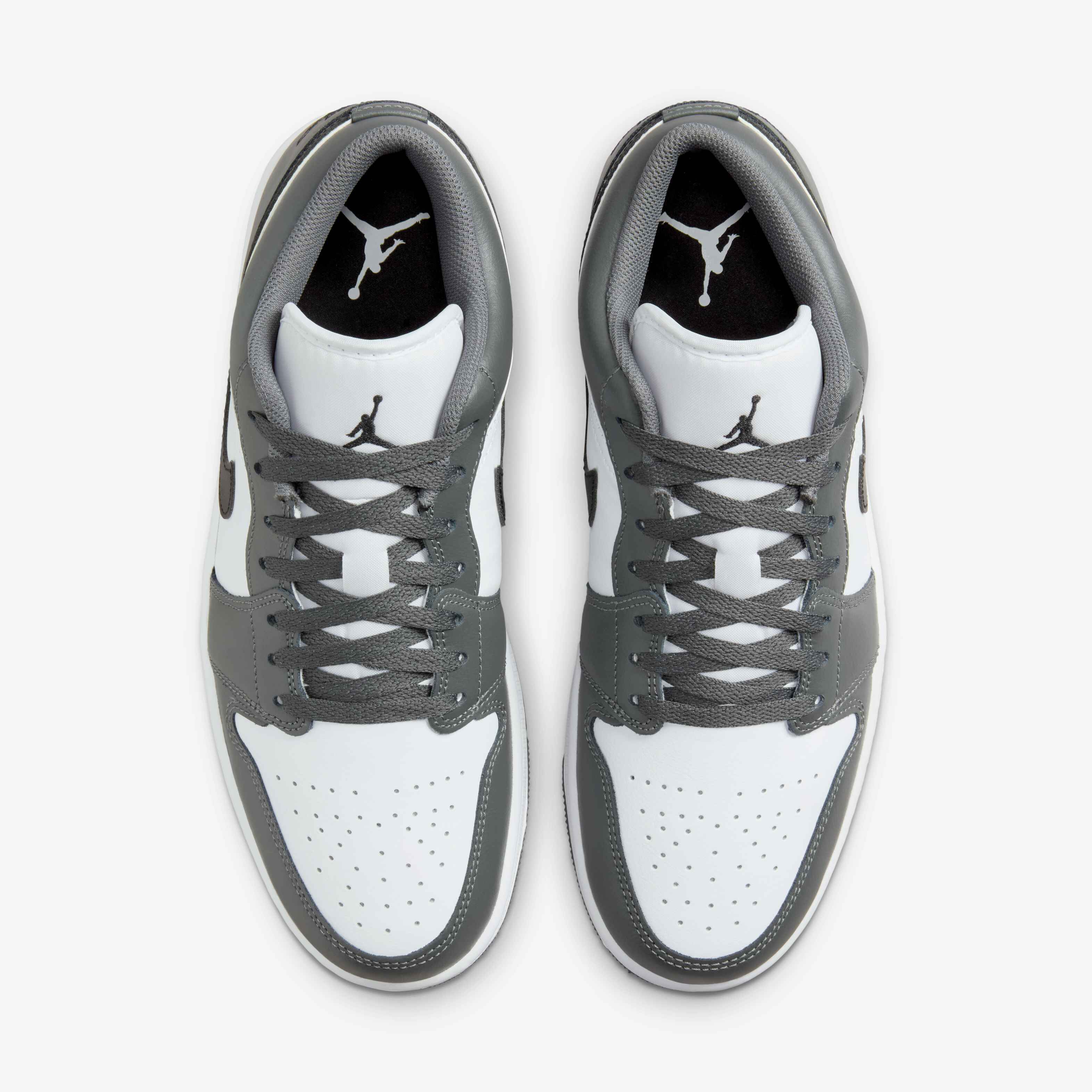 国内配送 NIKE AIR JORDAN 1 LOW IRON GREY/SUMMIT WHITE GS Air Jordan 1 Low 'Iron Grey/Summit White|553560-044|Top