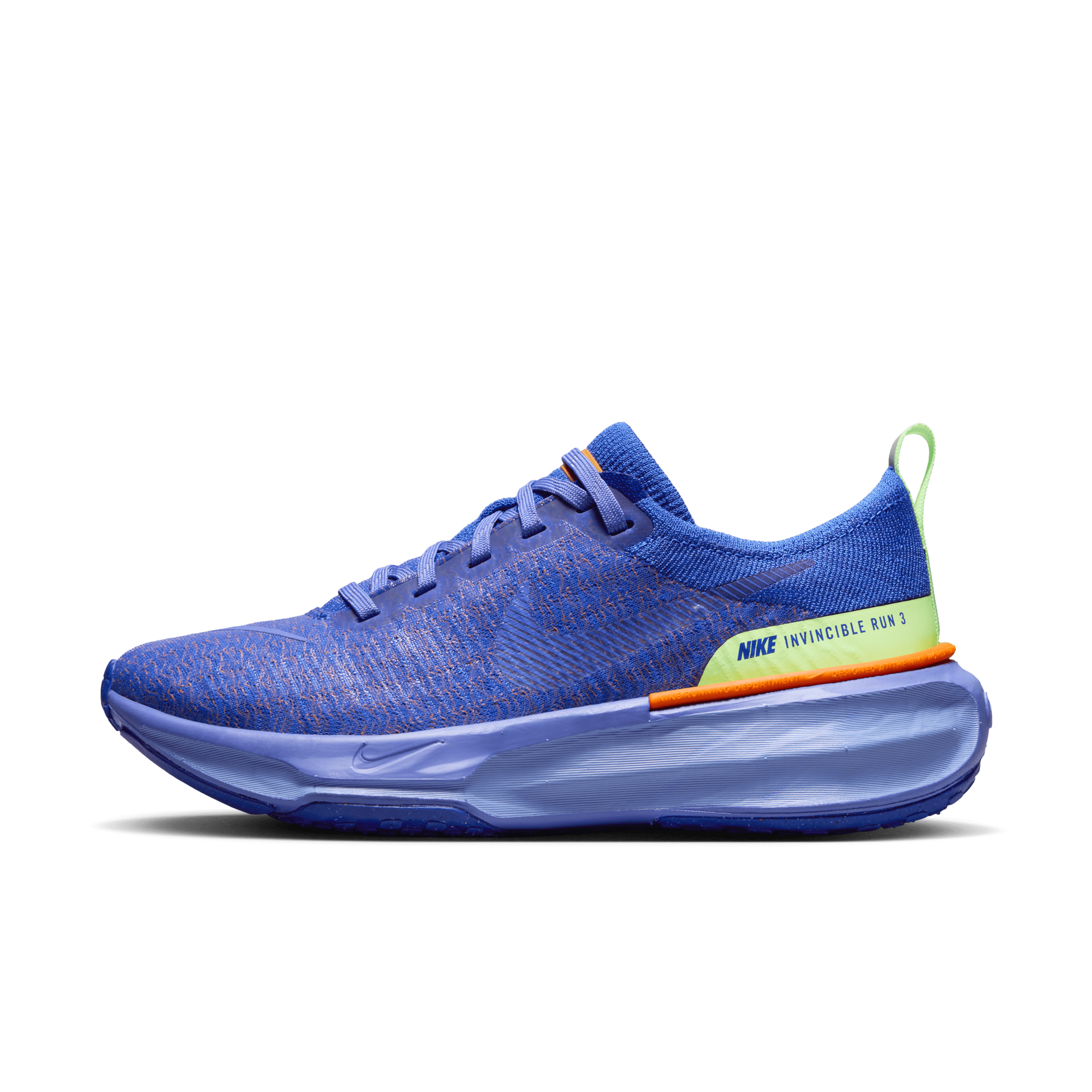 Orange and blue nike running on sale shoes