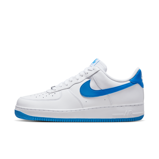 Nike blue and online white shoes