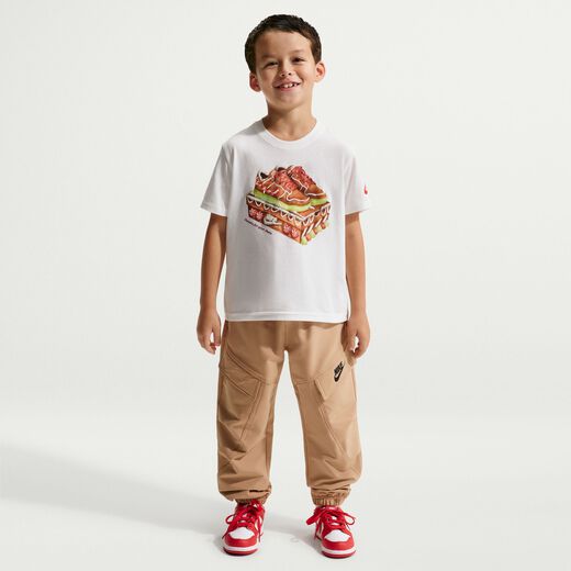 New In Kids' Short Sleeves Shirts-Nike, Nike, Little Kids' Gingerbread T-Shirt
