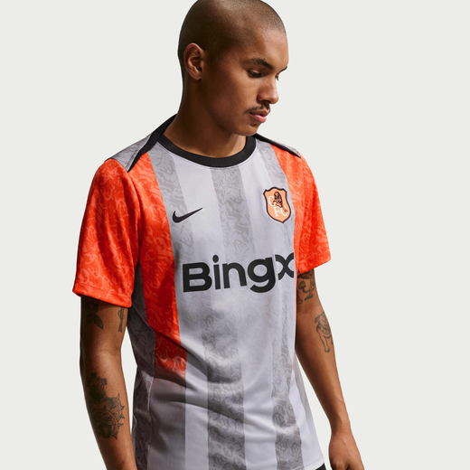 بلايز وتيشرتات رجالية-نايكي, تشيلسي سترايك أكاديمي برو اس اي, تيشيرت كرة القدم بأكمام قصيرة للإحماء نايكي دراي-فت للرجال