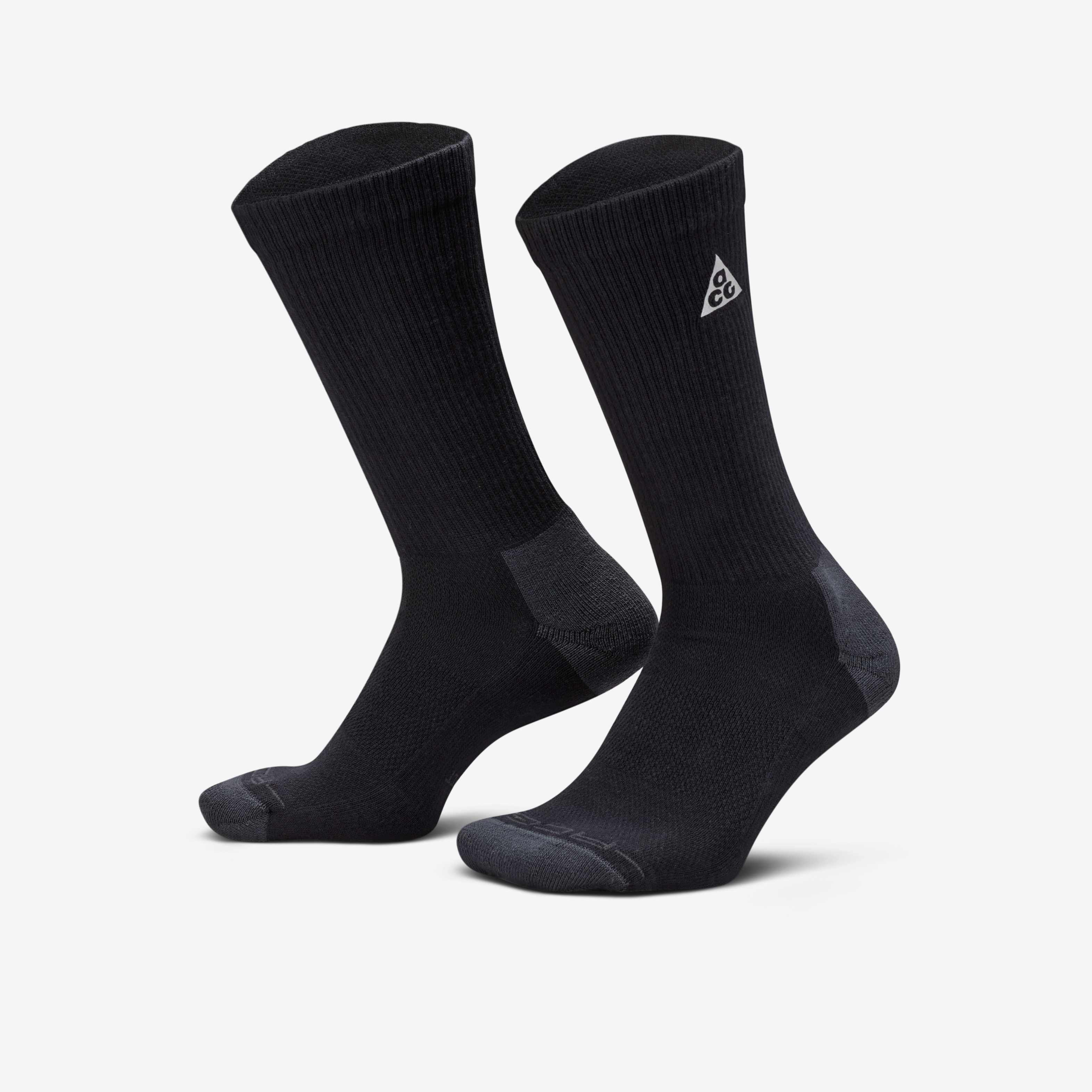 Buy Nike ACG Everyday Elevated Crew Socks (1 Pair) - Black/Dark Smoke ...
