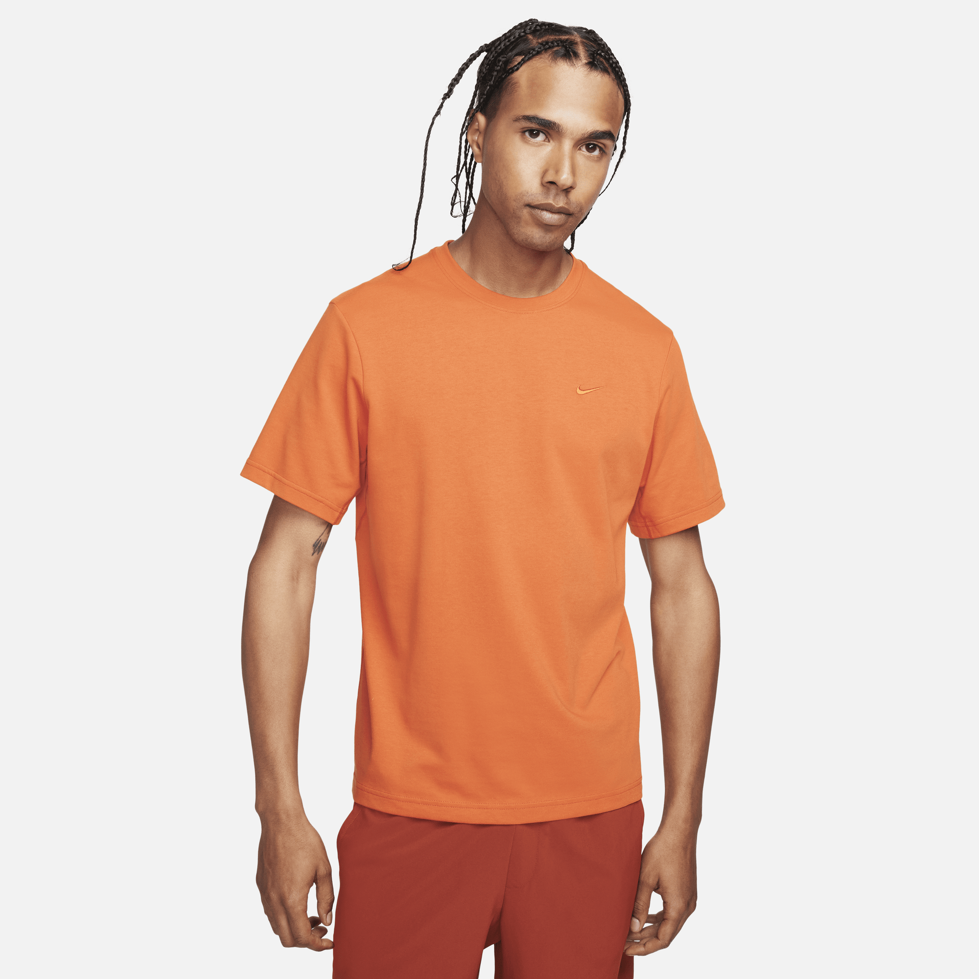Orange nike sales shirt mens