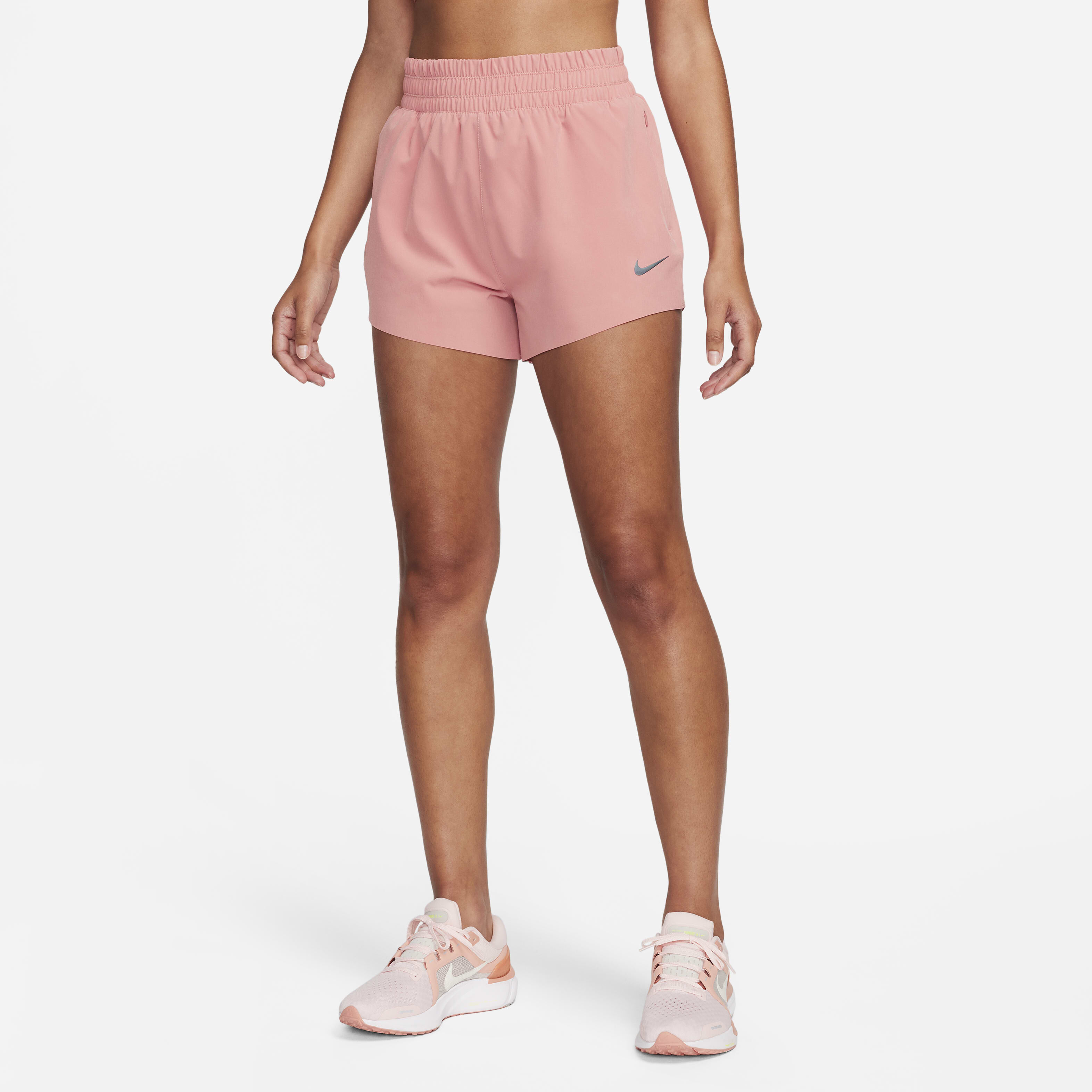 Buy Nike Dri FIT Running Division Women s High Waisted 7.5cm approx. Brief Lined Running Shorts with Pockets Nike UAE Official