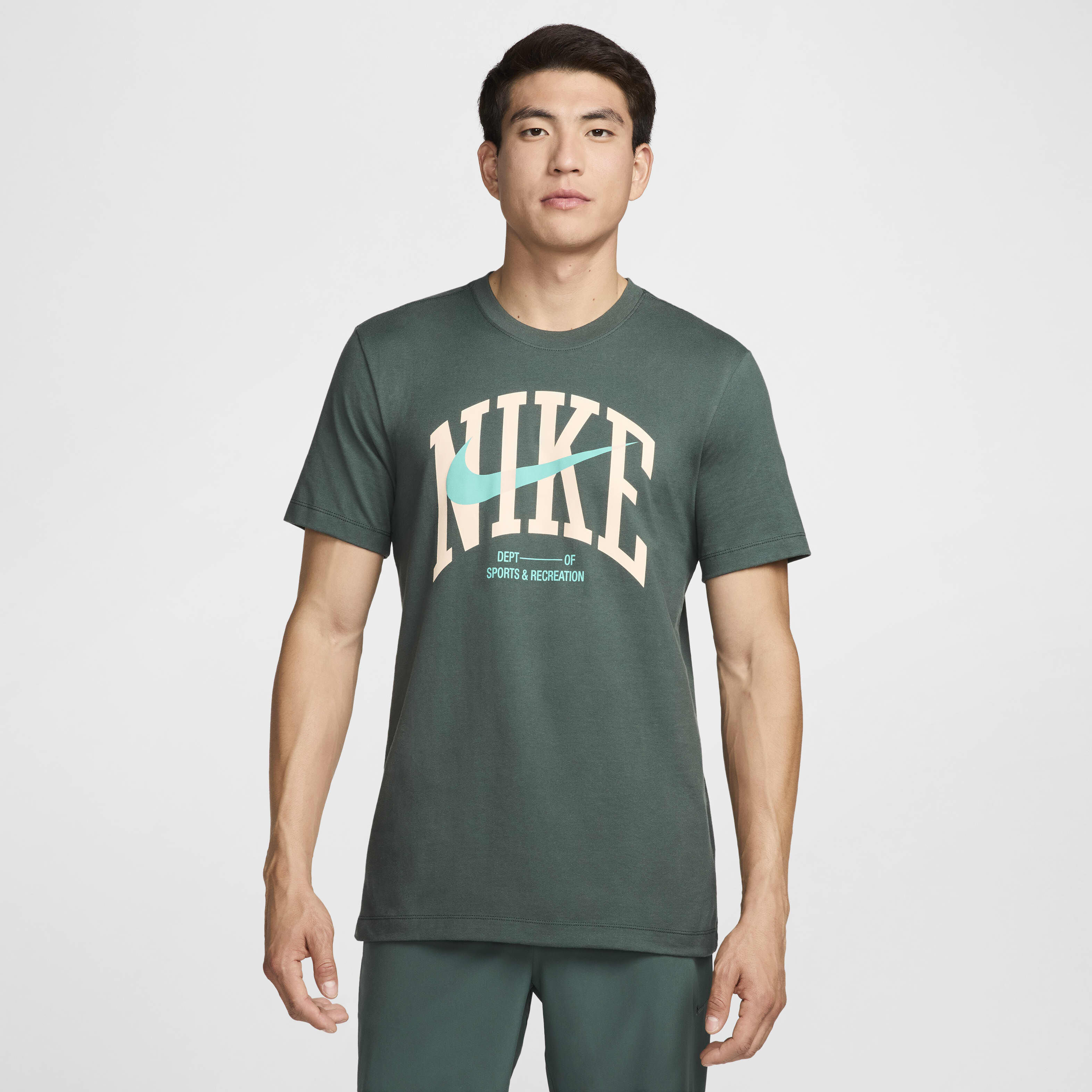 green nike retro t shirt