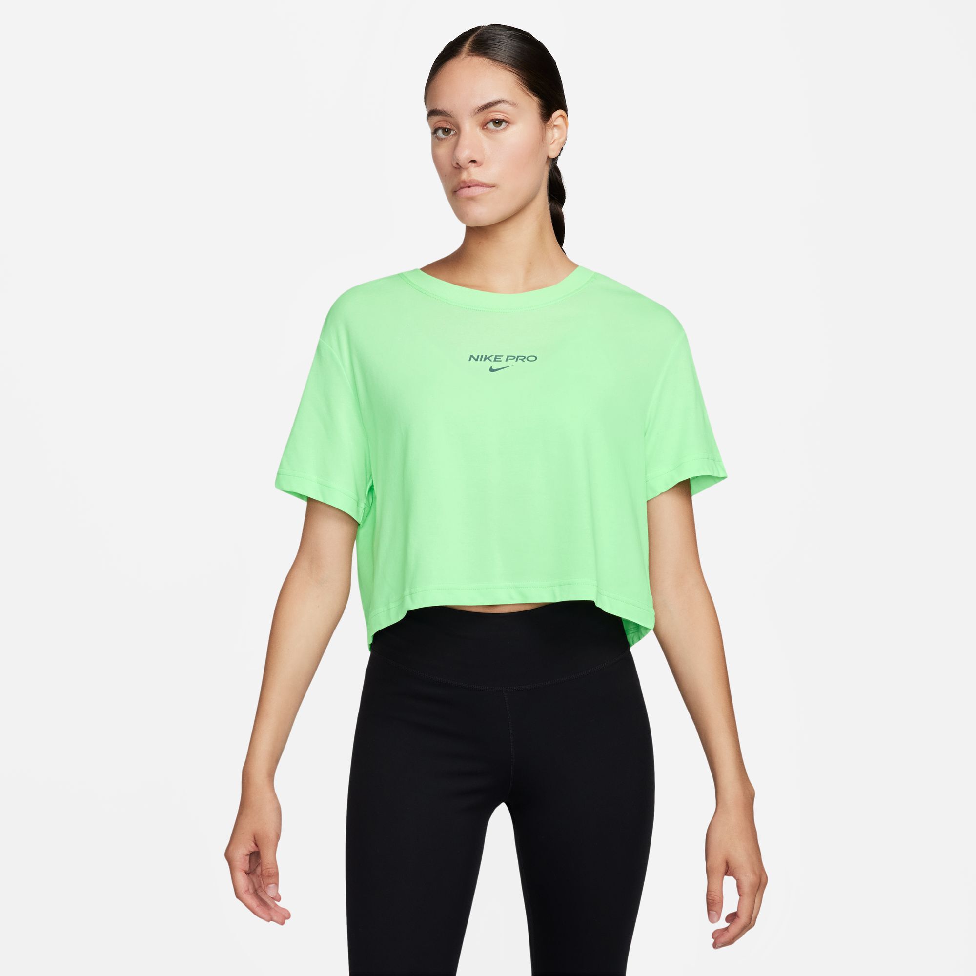 Neon green nike pros sales