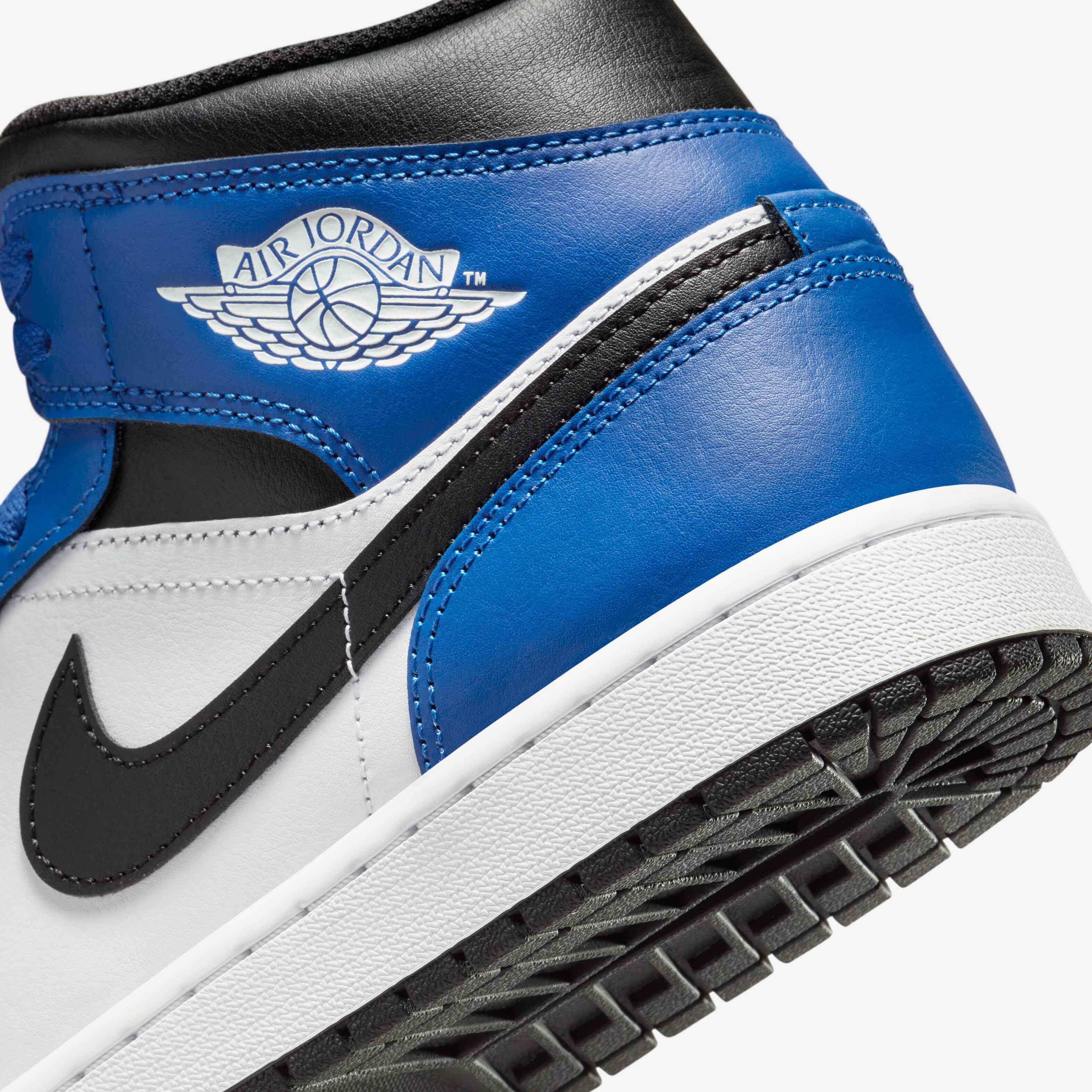 Buy Air Jordan Mid Men's Shoes Game Royal/White/Black Nike UAE