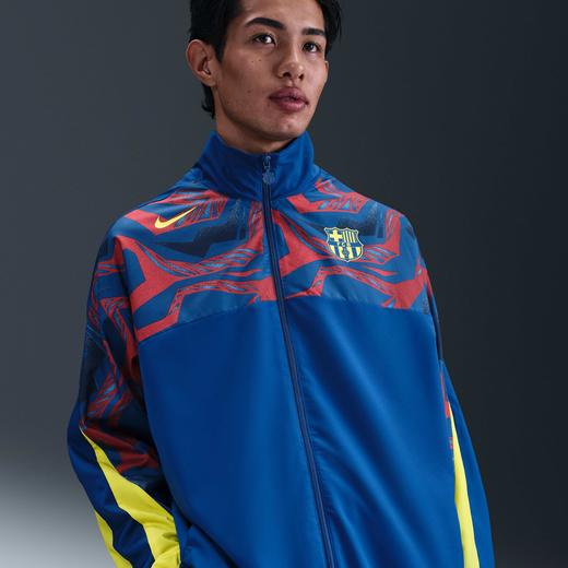 New In-Nike, FC Barcelona Starting 5 Fourth, Men's Nike Football Woven Jacket