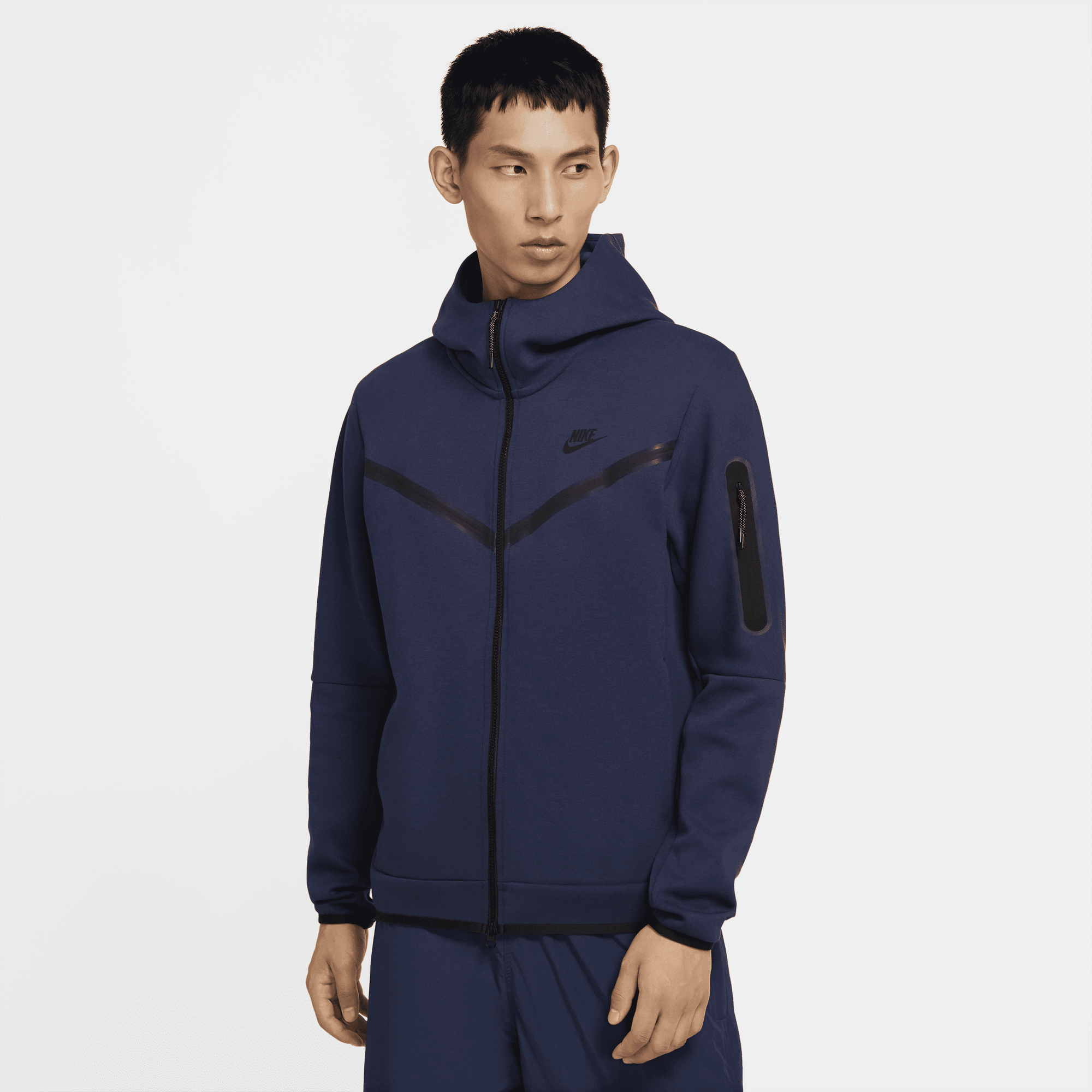 Nike tech tracksuit dark blue best sale