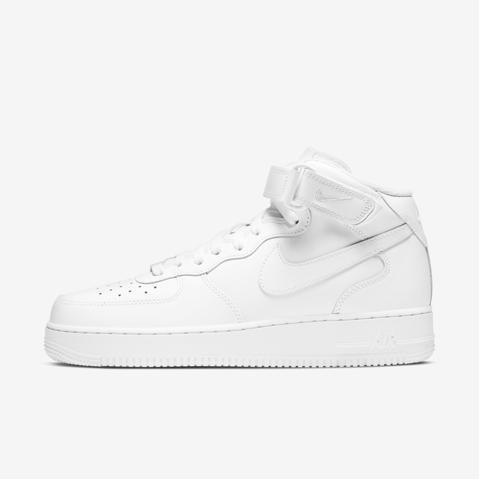 Buy Nike Air Force Mid '07 Men's Shoe White/White Nike UAE