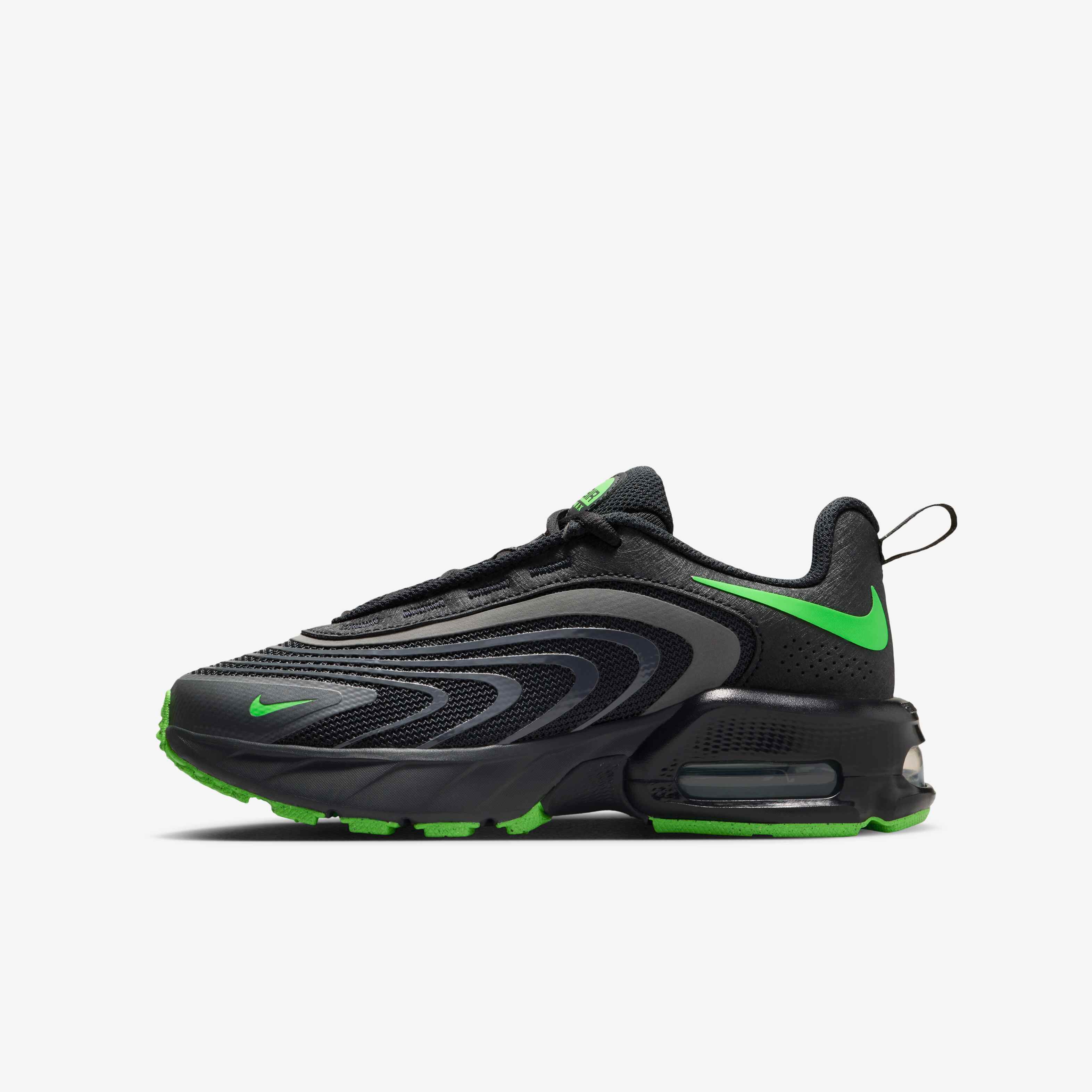 Buy Nike Air Max Fire Older Kids' Shoes Anthracite/Black/Green