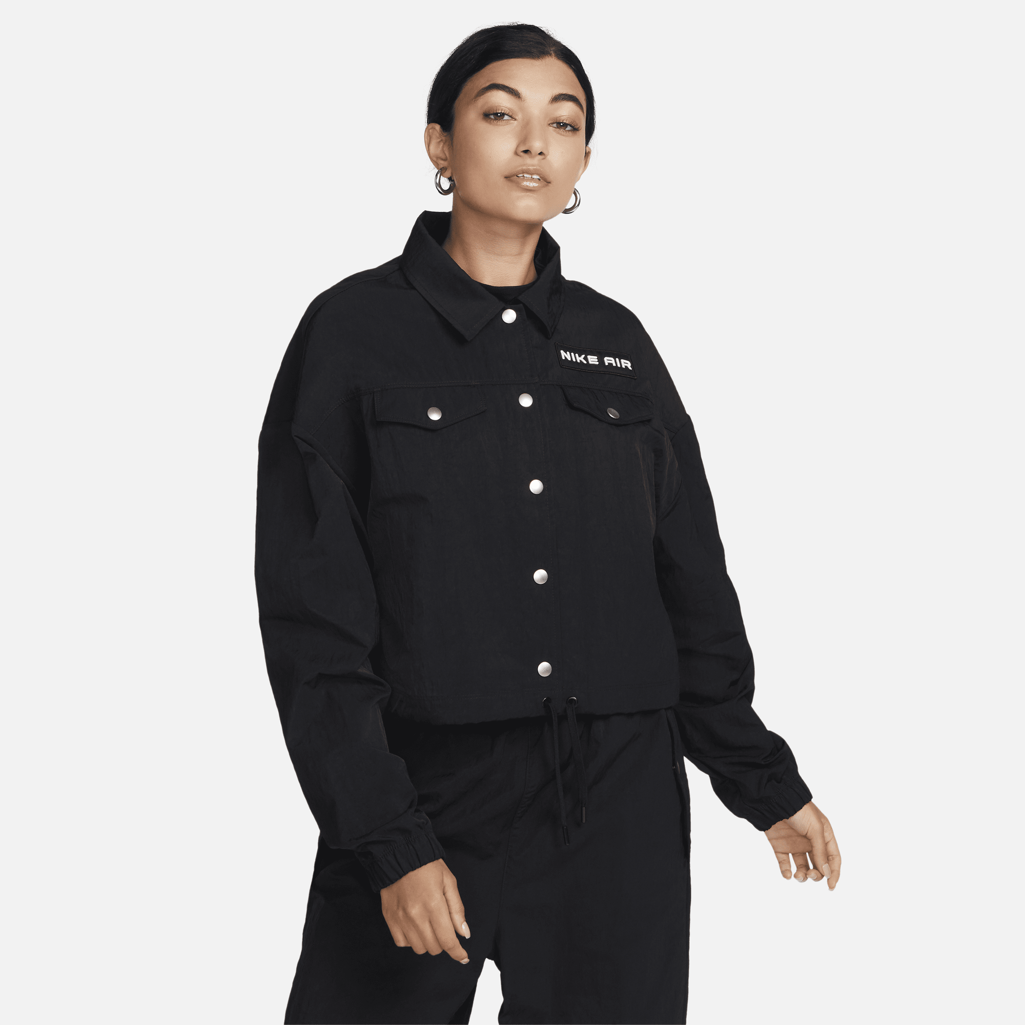 Oversized sales cropped jacket