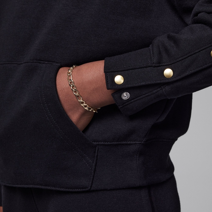 Jordan Take Flight Snap Cuff Pullover image number 2 Jordan Take Flight Snap Cuff Pullover image number 2