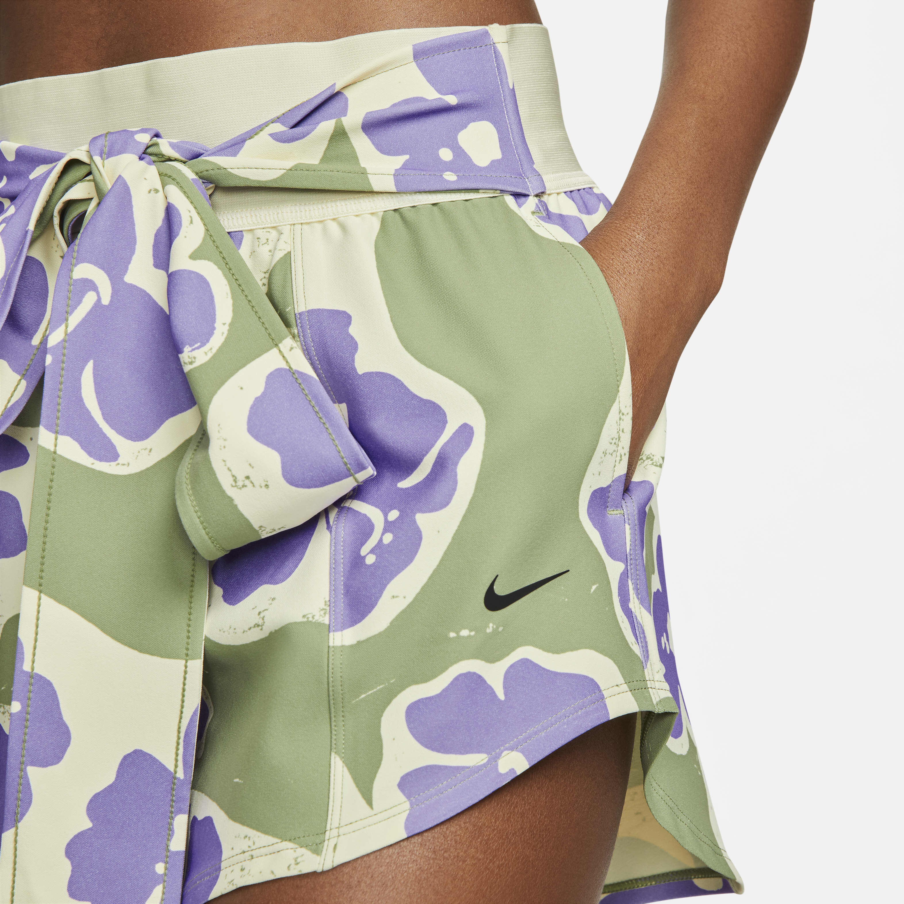 Nike russian floral print shorts cheap
