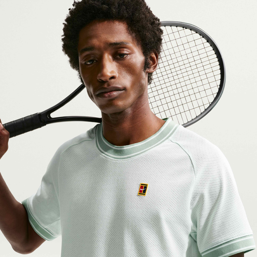 Tennis Tops & T-Shirts-Nike, NikeCourt Heritage, Men's Short-Sleeve Tennis Top