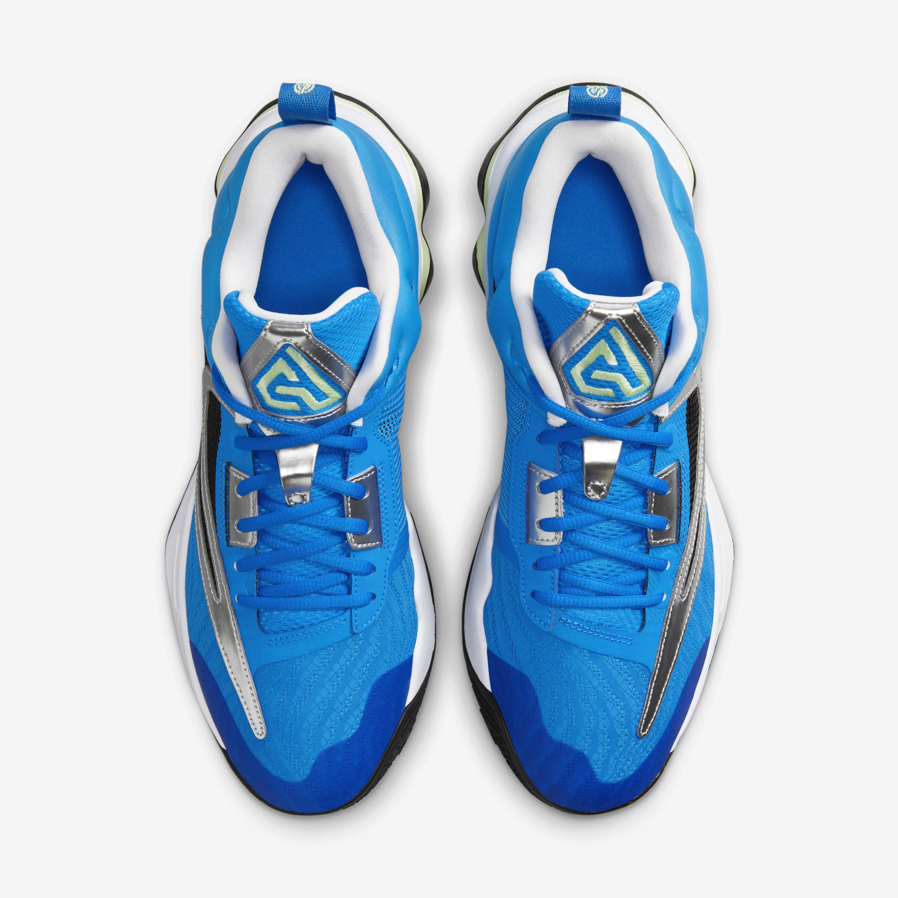 Blue nike basketball shoes on sale