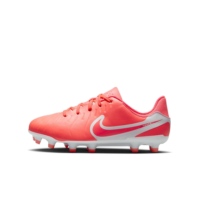 Buy Nike Jr. Tiempo Legend 10 Academy Younger Older Kids Multi Ground Low Top Football Boot Hot Lava White Nike UAE Official