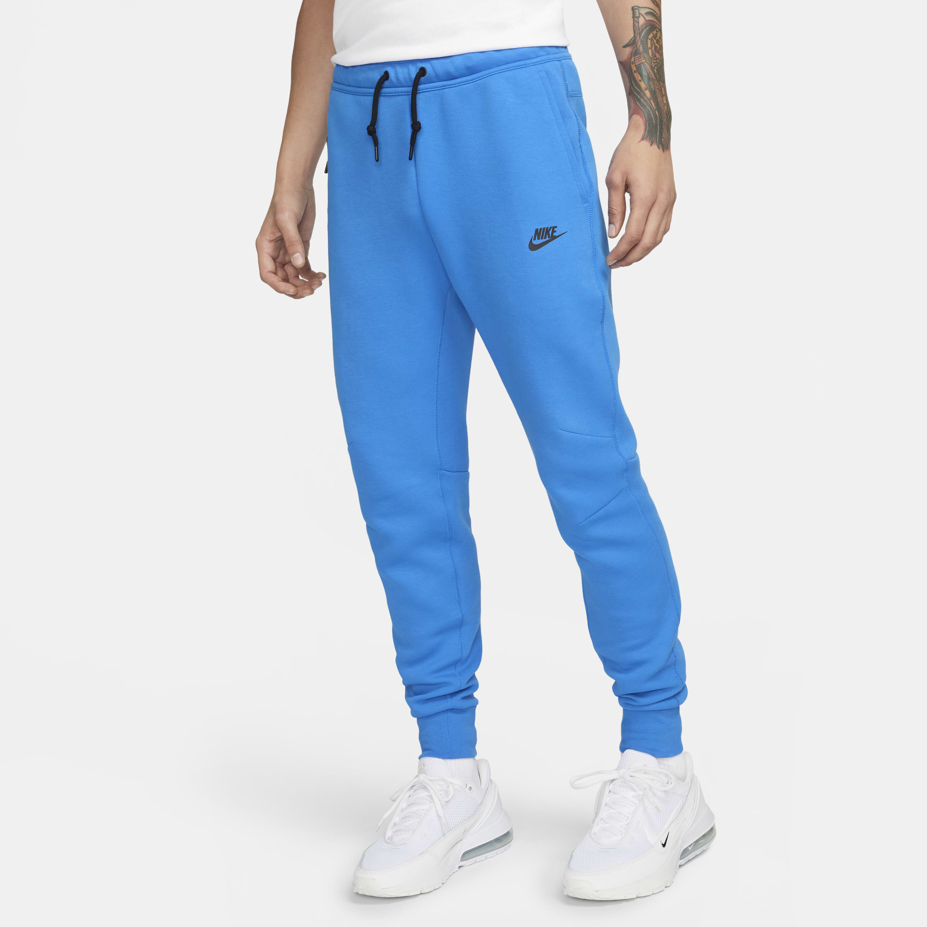 Buy Nike Sportswear Tech Fleece Men s Joggers Light Photo Blue Black Nike UAE Official