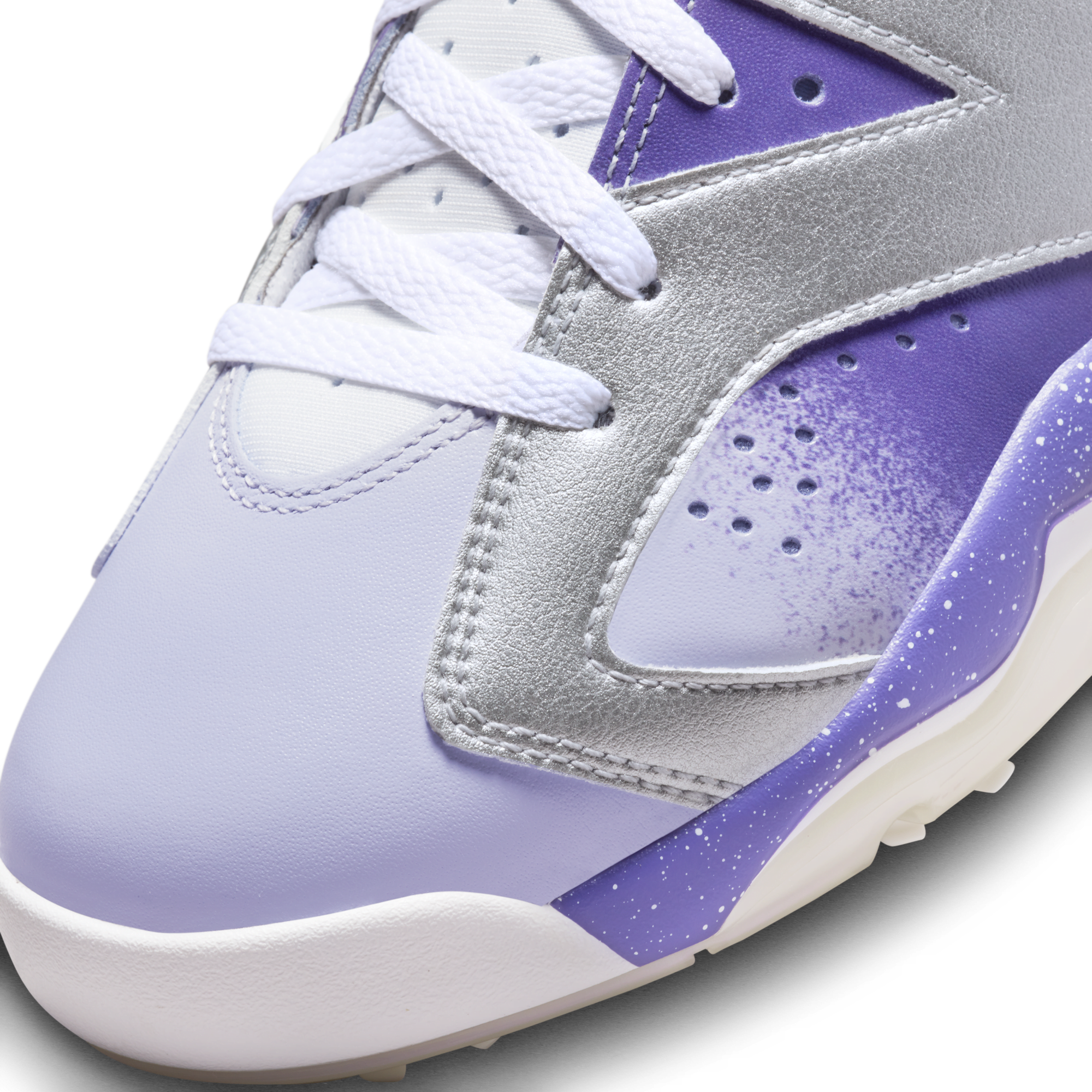 White purple and turquoise outlet jordans