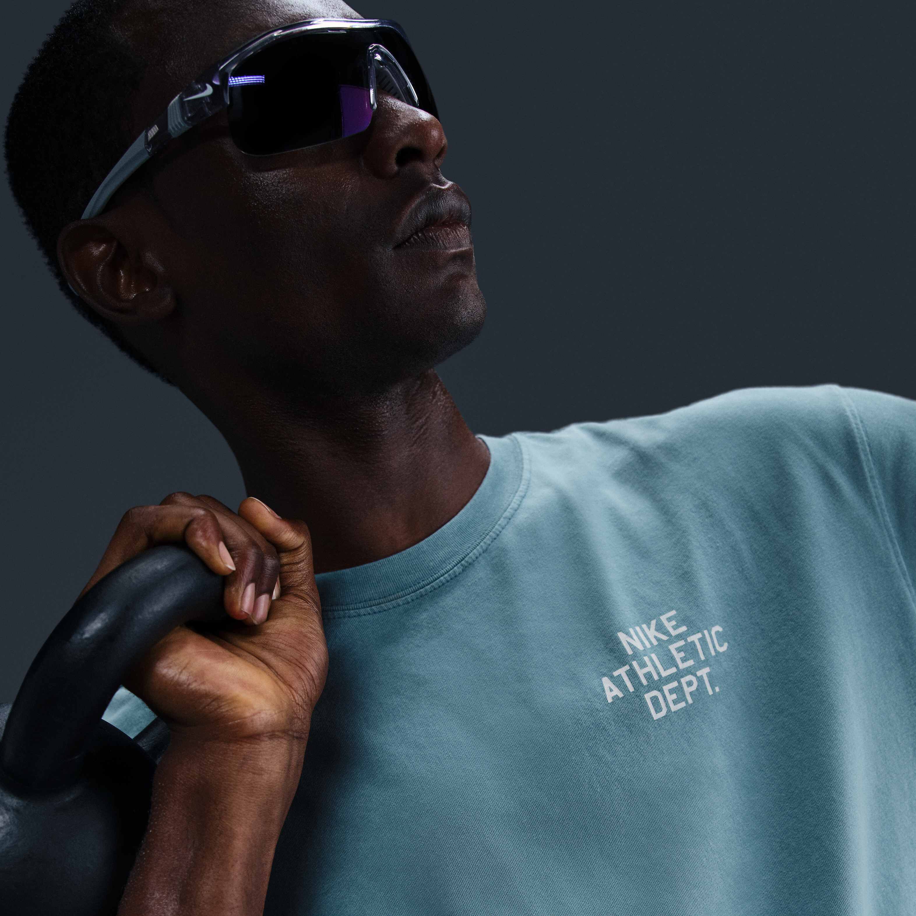 Buy Nike Men's Max90 Fitness T-Shirt - Smoky Blue | Nike UAE